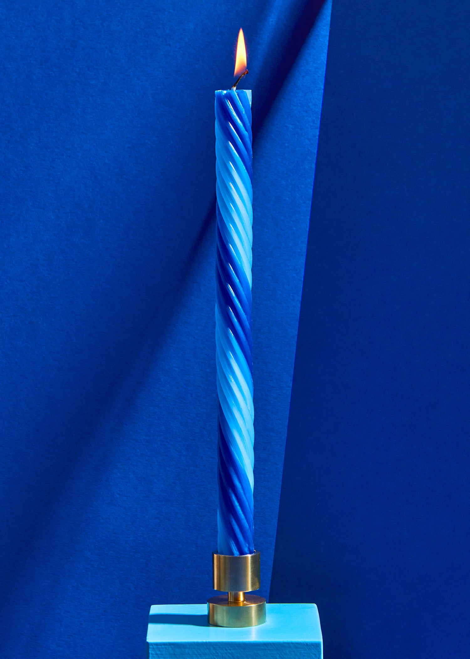 Design Rope Candles | Donker Blauw