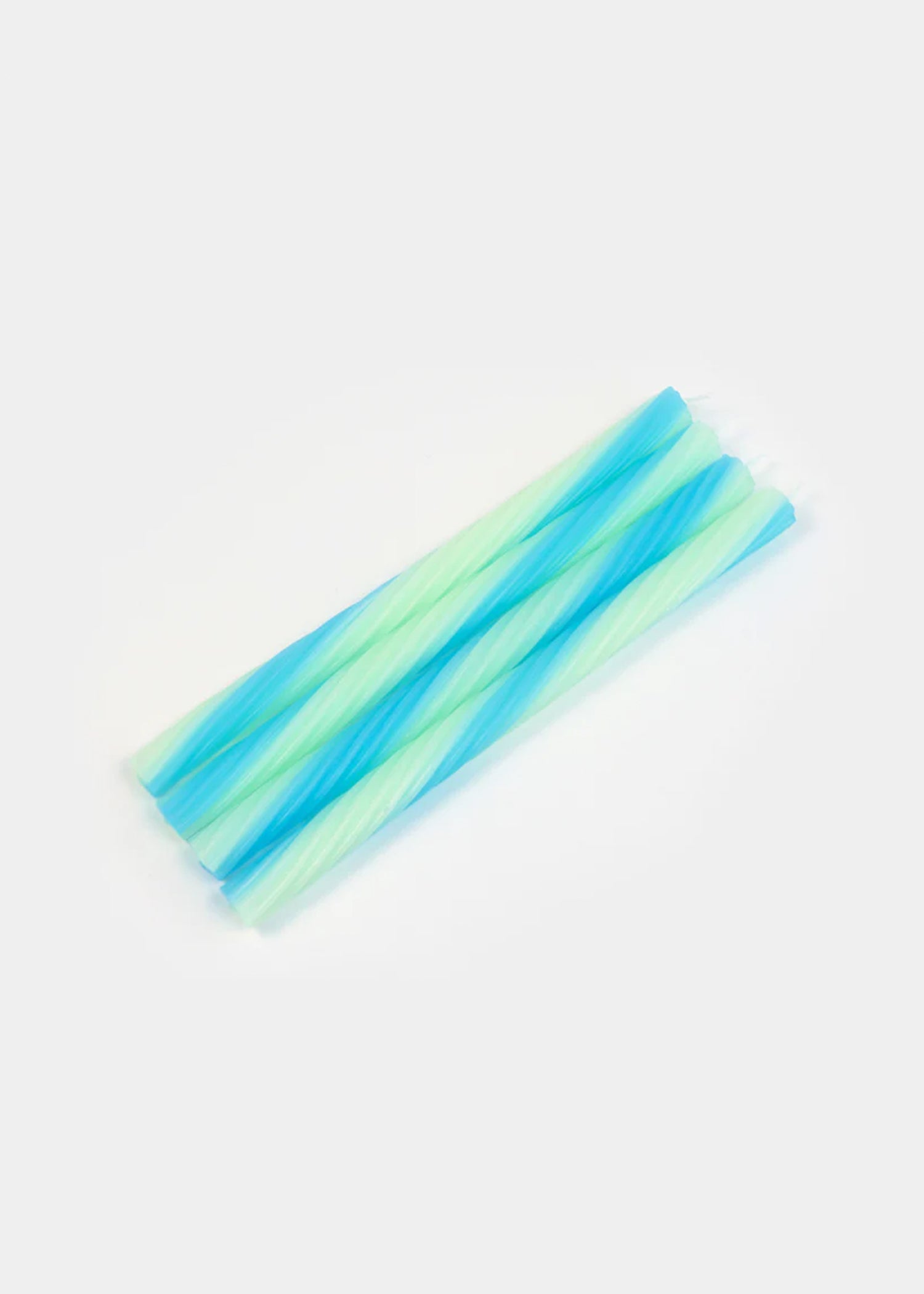 Design Rope Candles | Mint Blauw