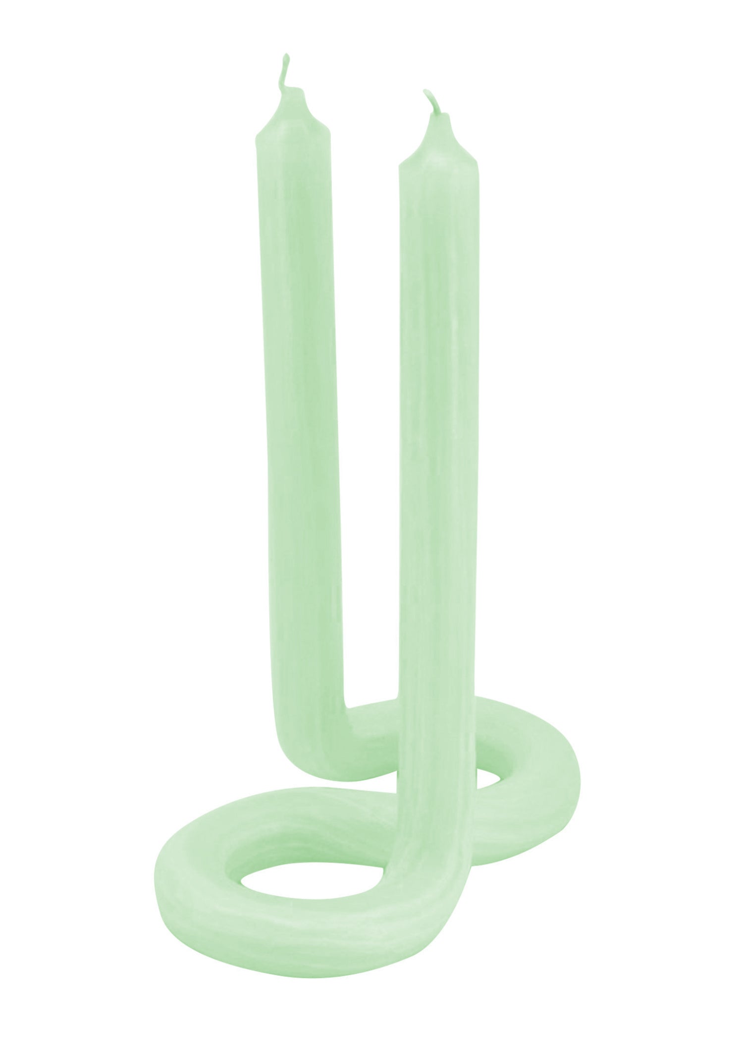 Lex Pott Twist Kaars | Mint Groen