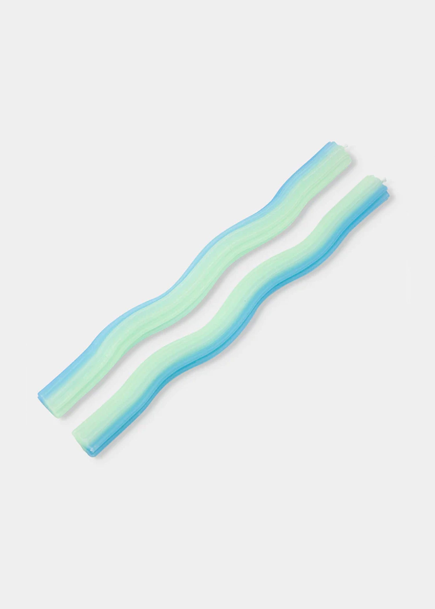 Design Wiggle Candles | Mint Blauw