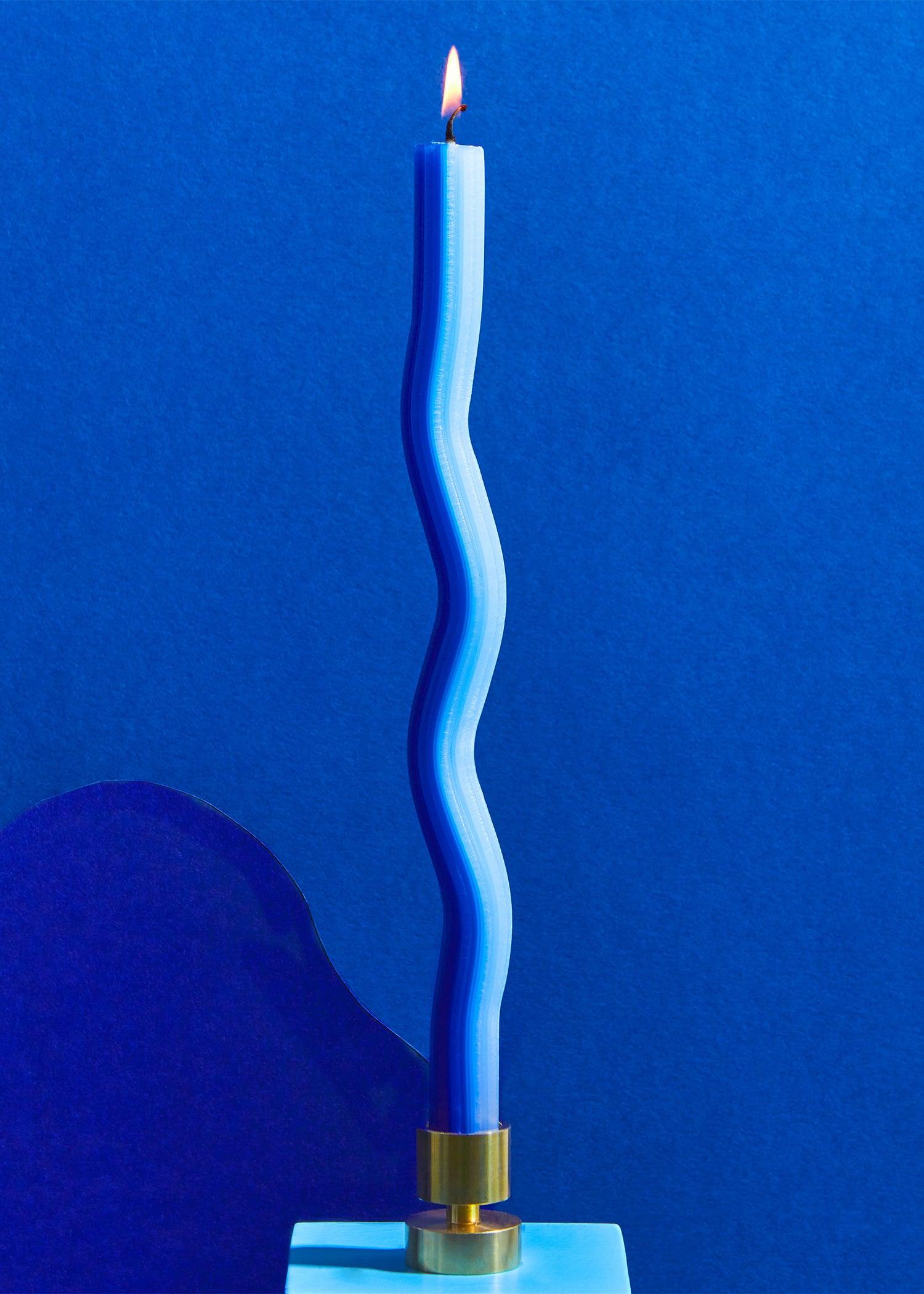 Design Wiggle Candles | Donker Blauw