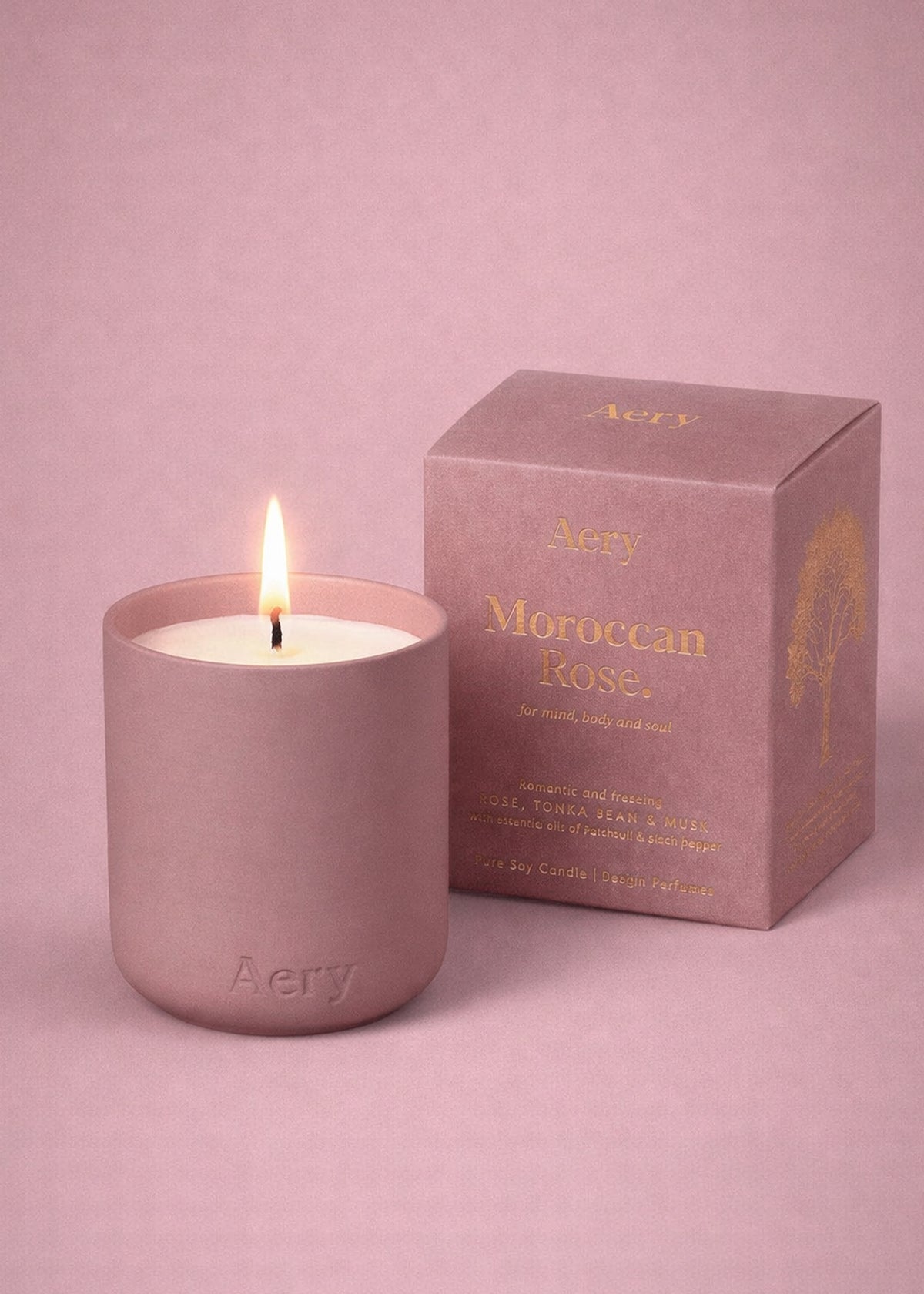 Aery Mini Geurkaars Moroccan Rose