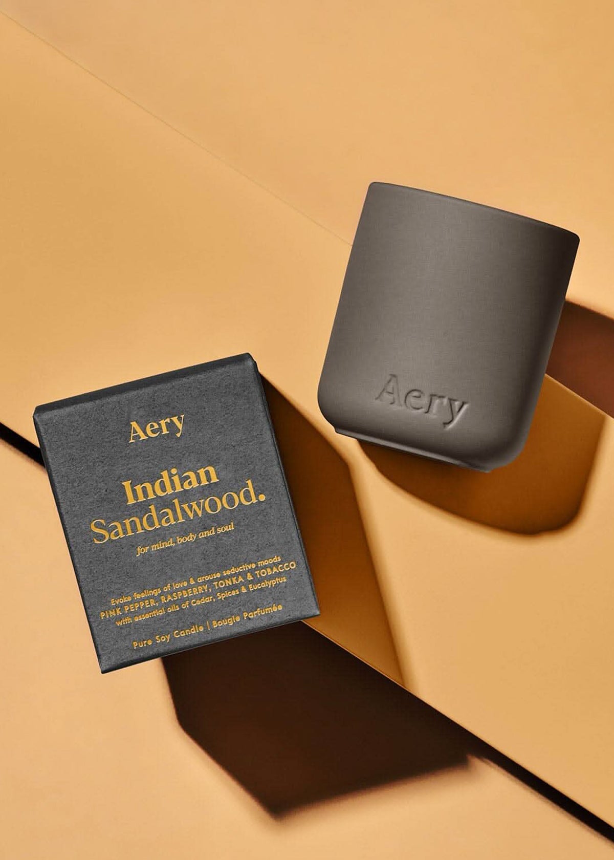 Aery Mini Geurkaars Indian Sandalwood
