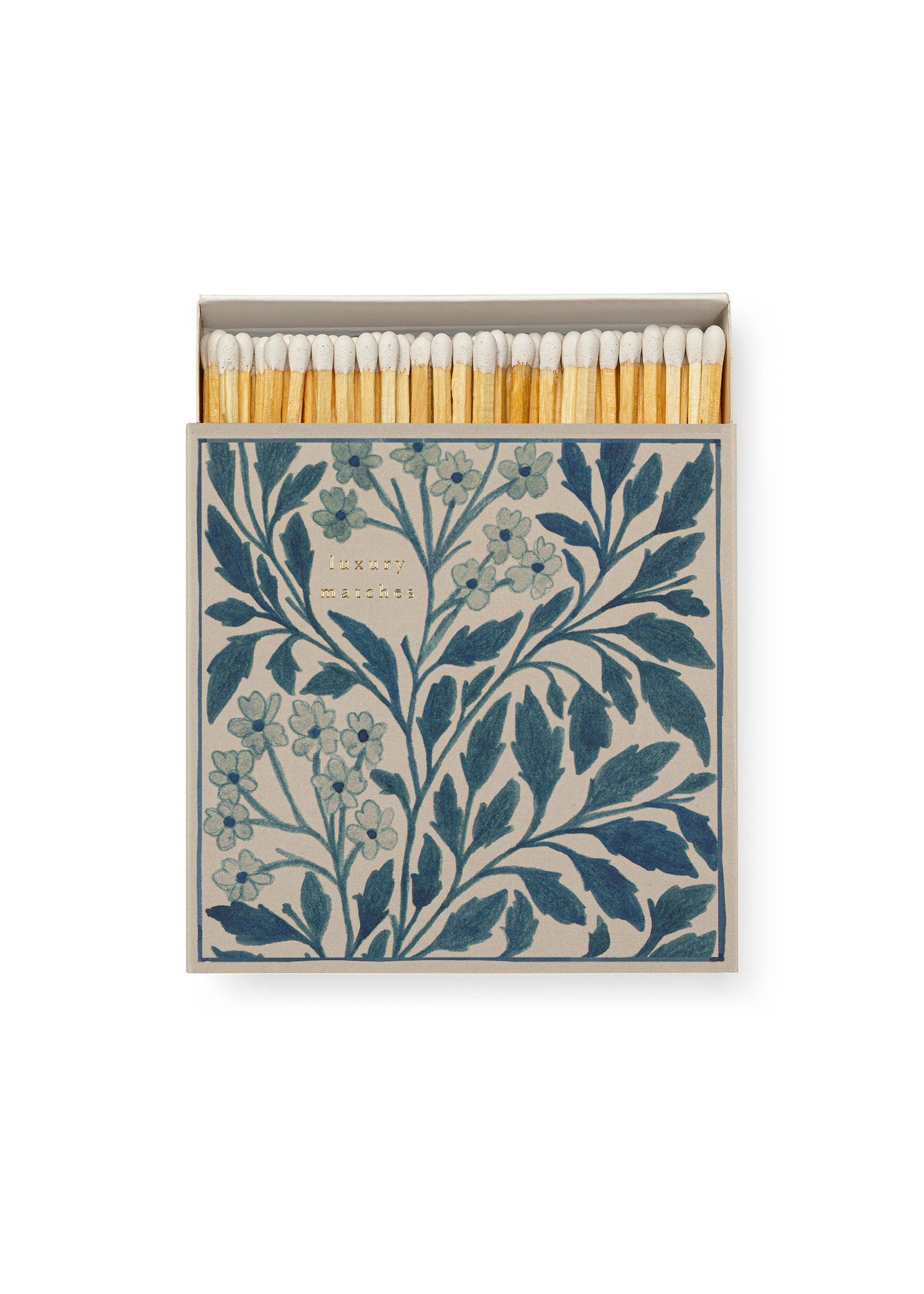 Archivist Gallery Blue Floral Lucifers Matches