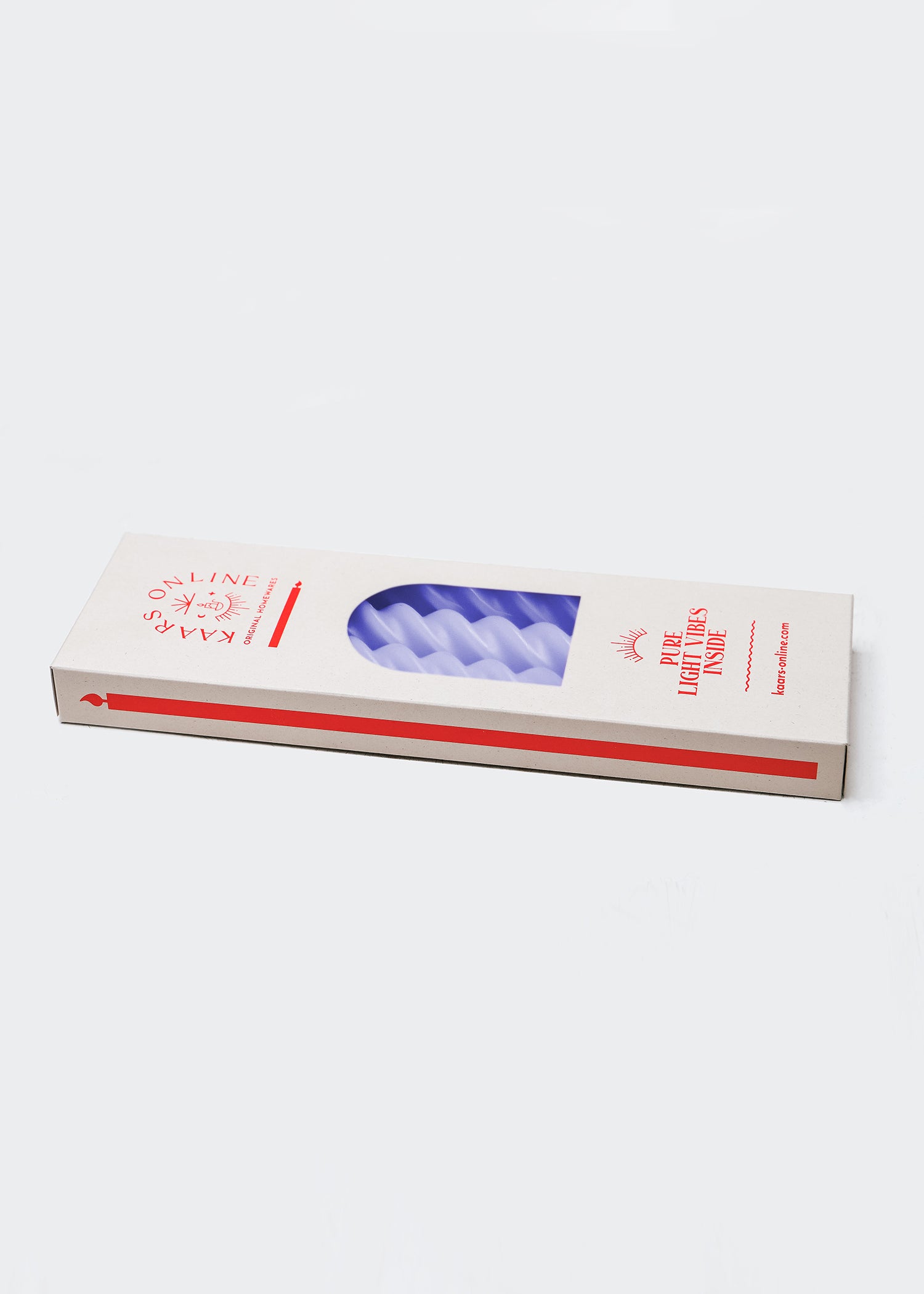 Spiraal Kaars | Lavendel Paars