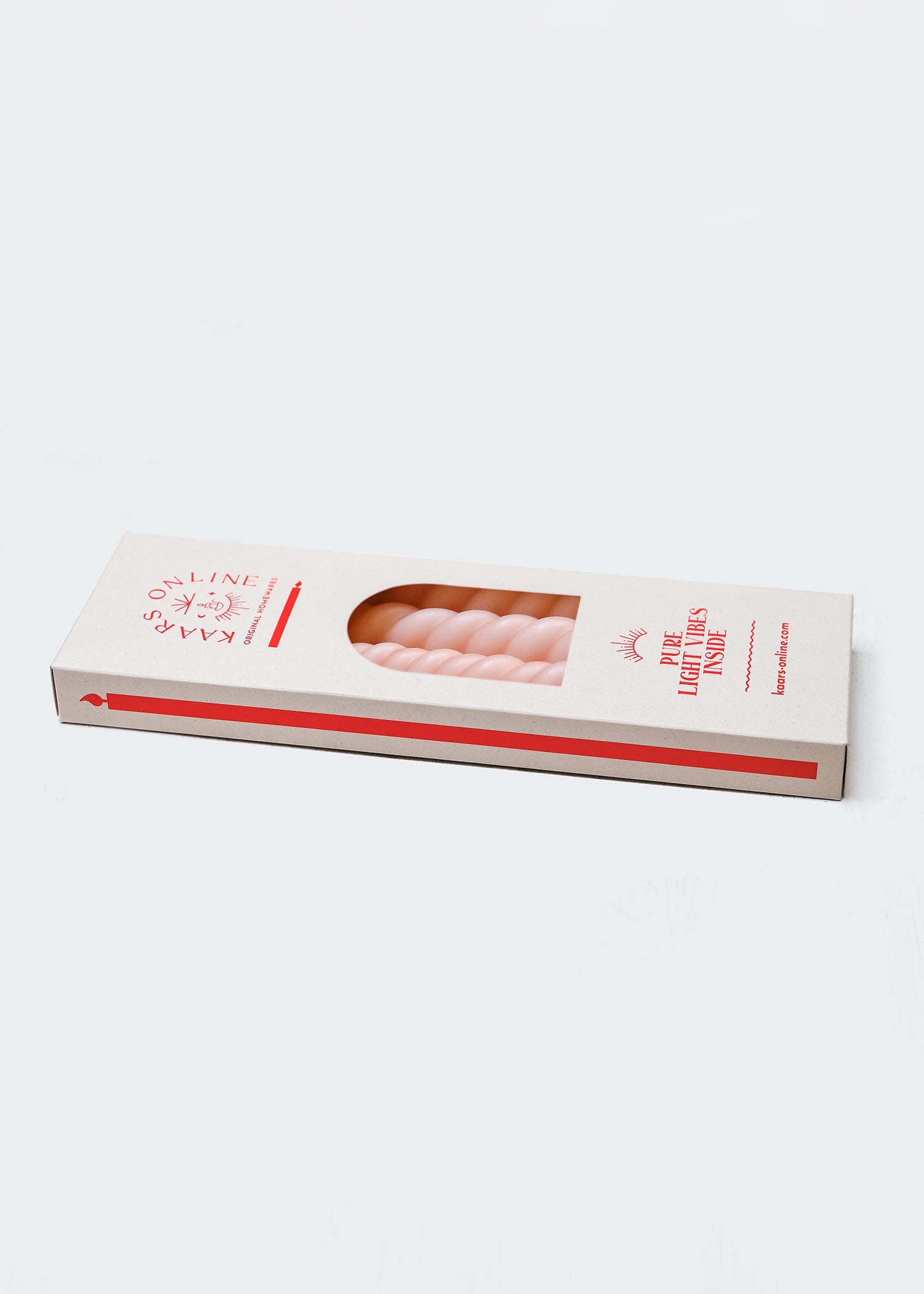 Twist kaarsen | Blossom Roze