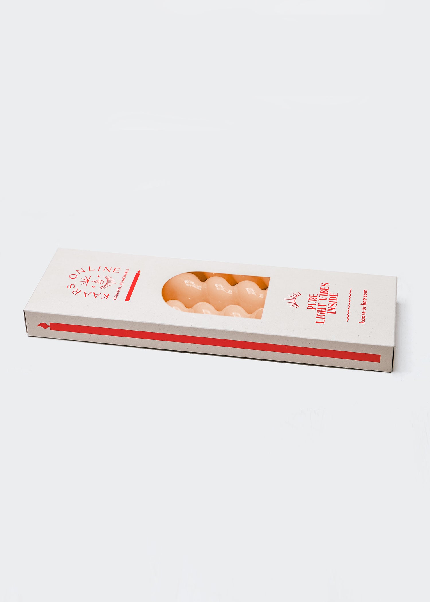 Swirl Kaars | Wavy Salmon