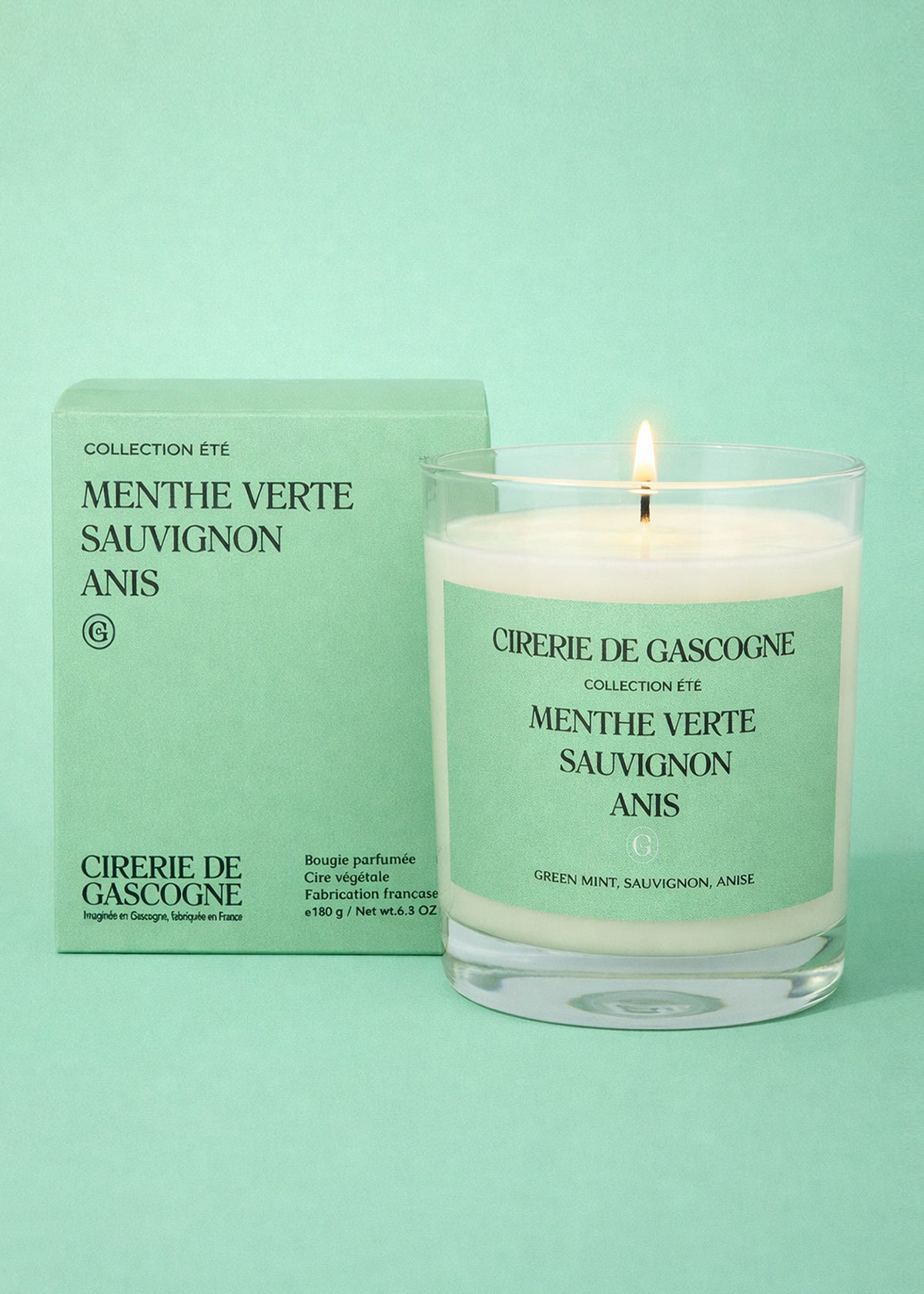 Natuurlijke Geurkaars Mint, Sauvignon & Anijs