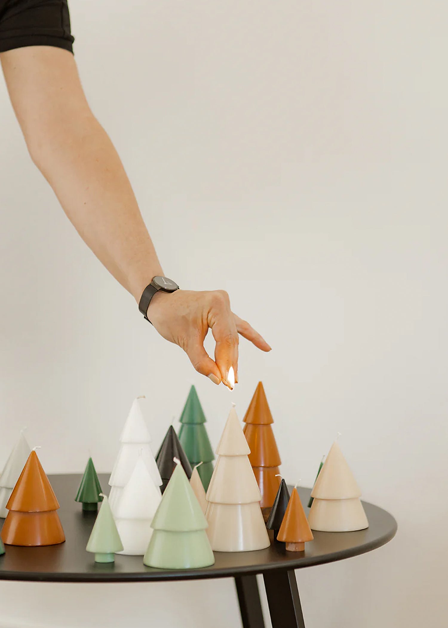 Fair Trade Kerstboom Dennenboom Kaars | Forest Groen