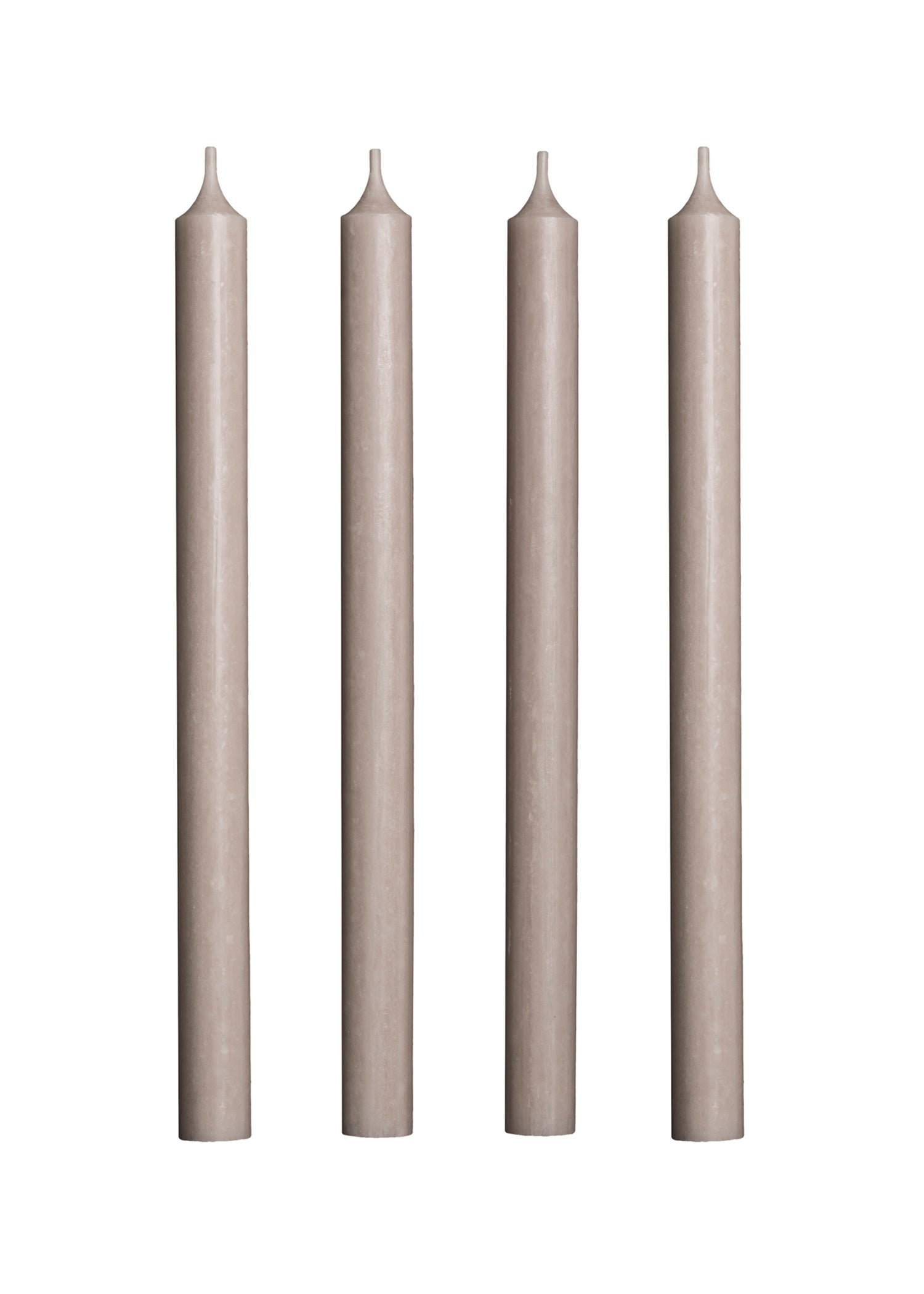 Dinerkaarsen Taupe