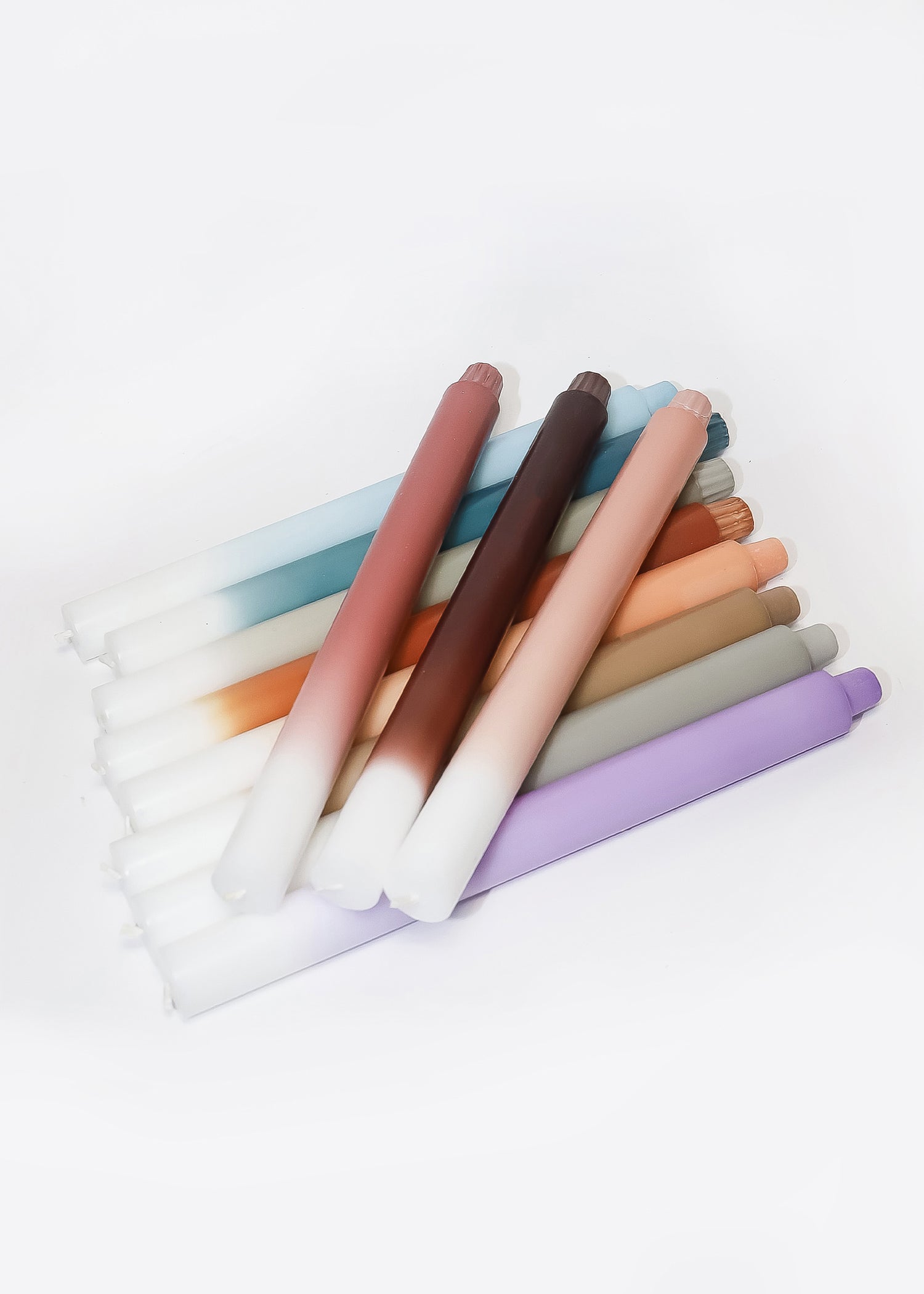 Fair Trade Gradient Kaarsen | Dusty Rose