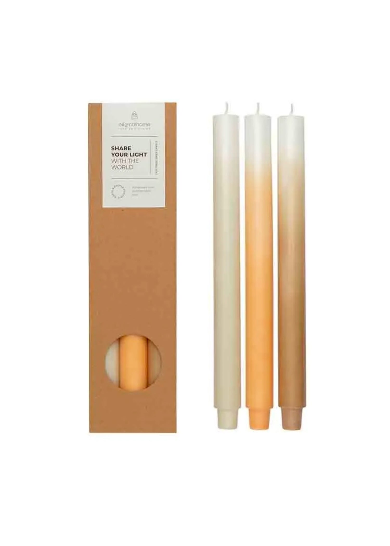 Fair Trade Gradient Kaarsen | Moonstone
