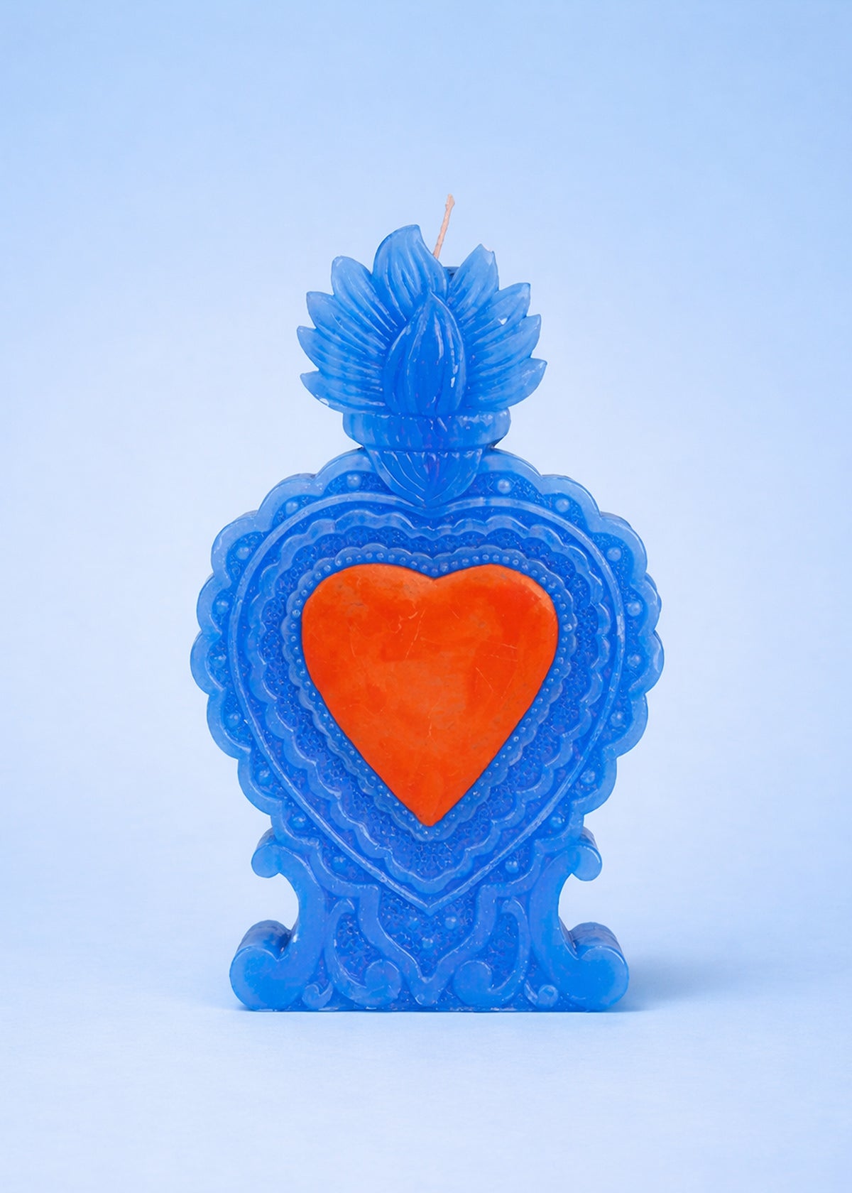 Milagro Heart Wens Kaars | Blauw