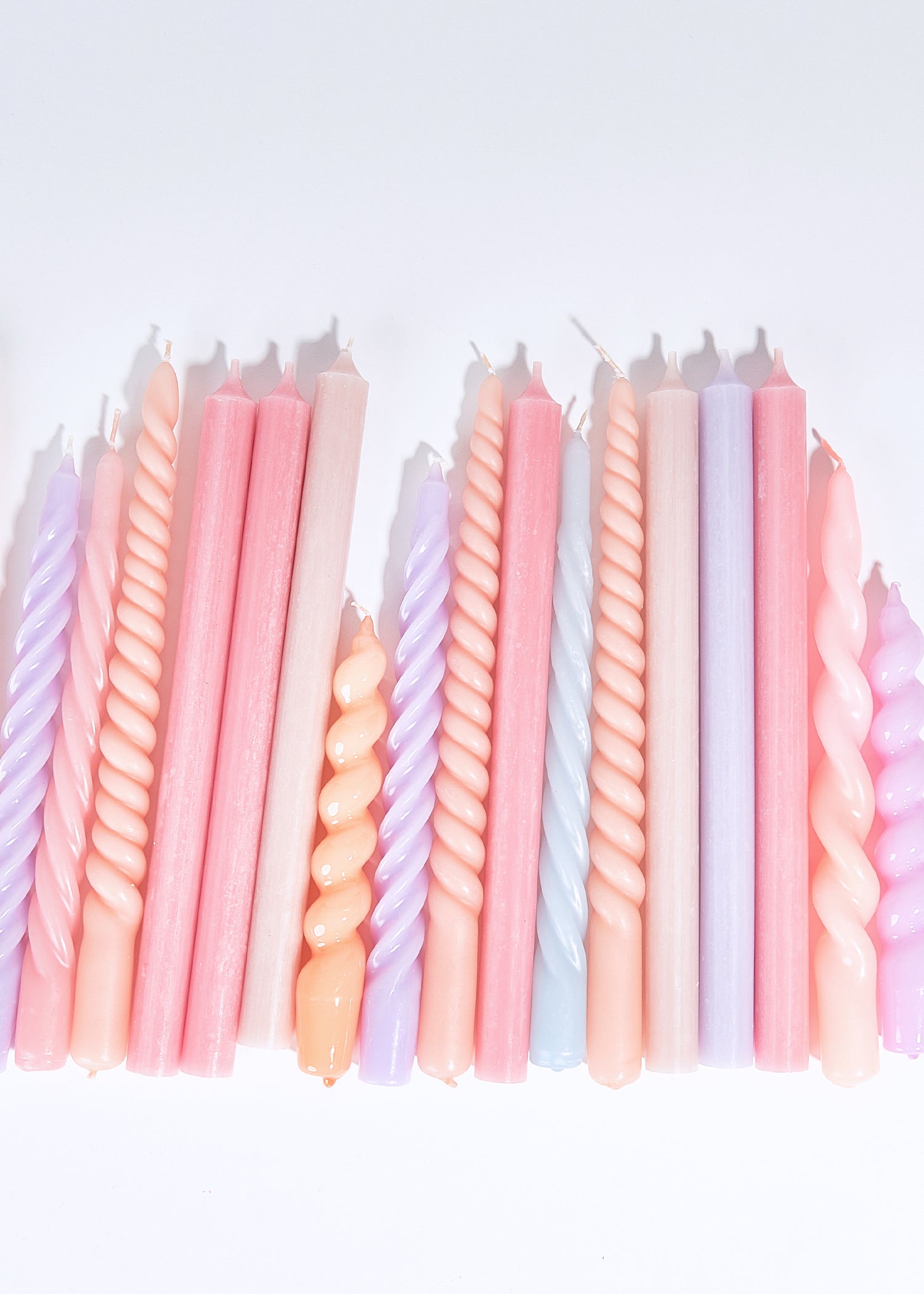 Twist kaarsen | Blossom Roze