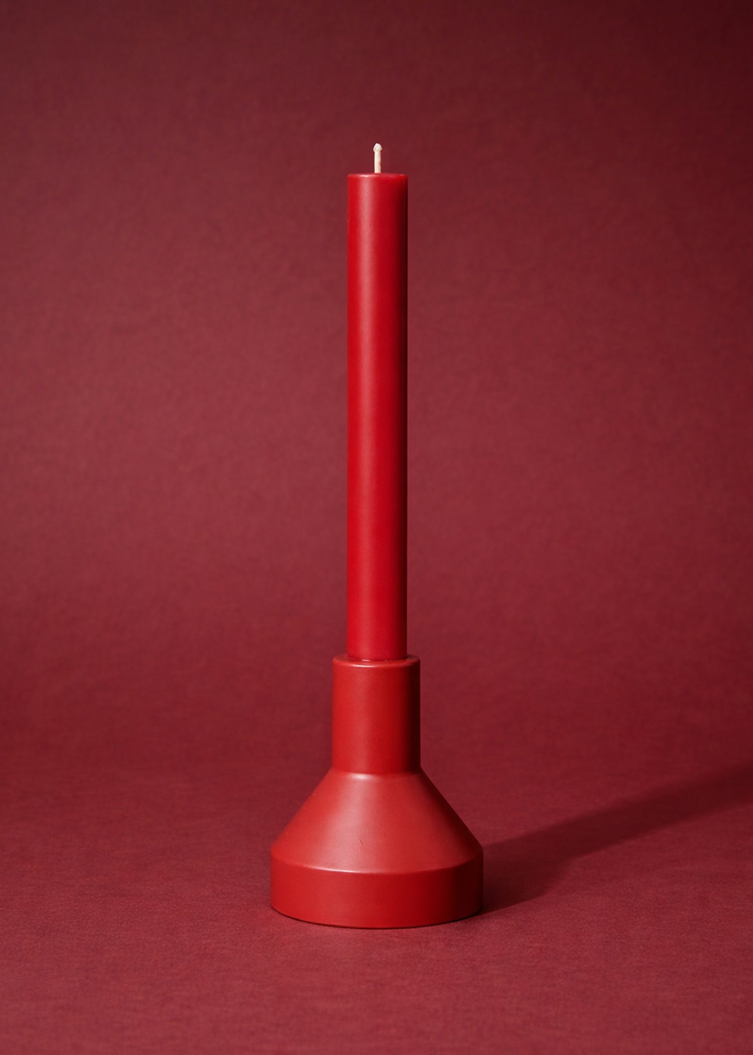 Design Kaars & Houder | Warm Rood