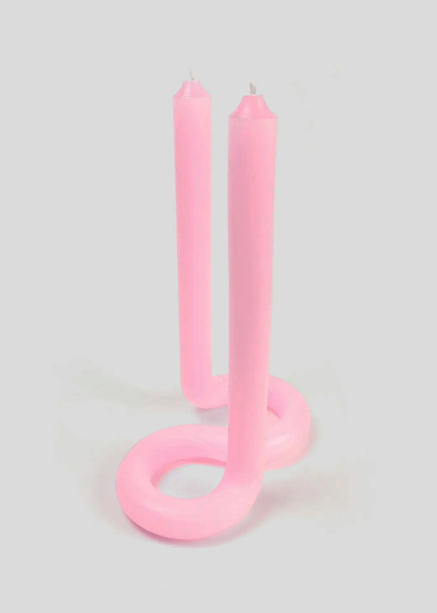 Lex Pott Twist Kaars | Licht Roze