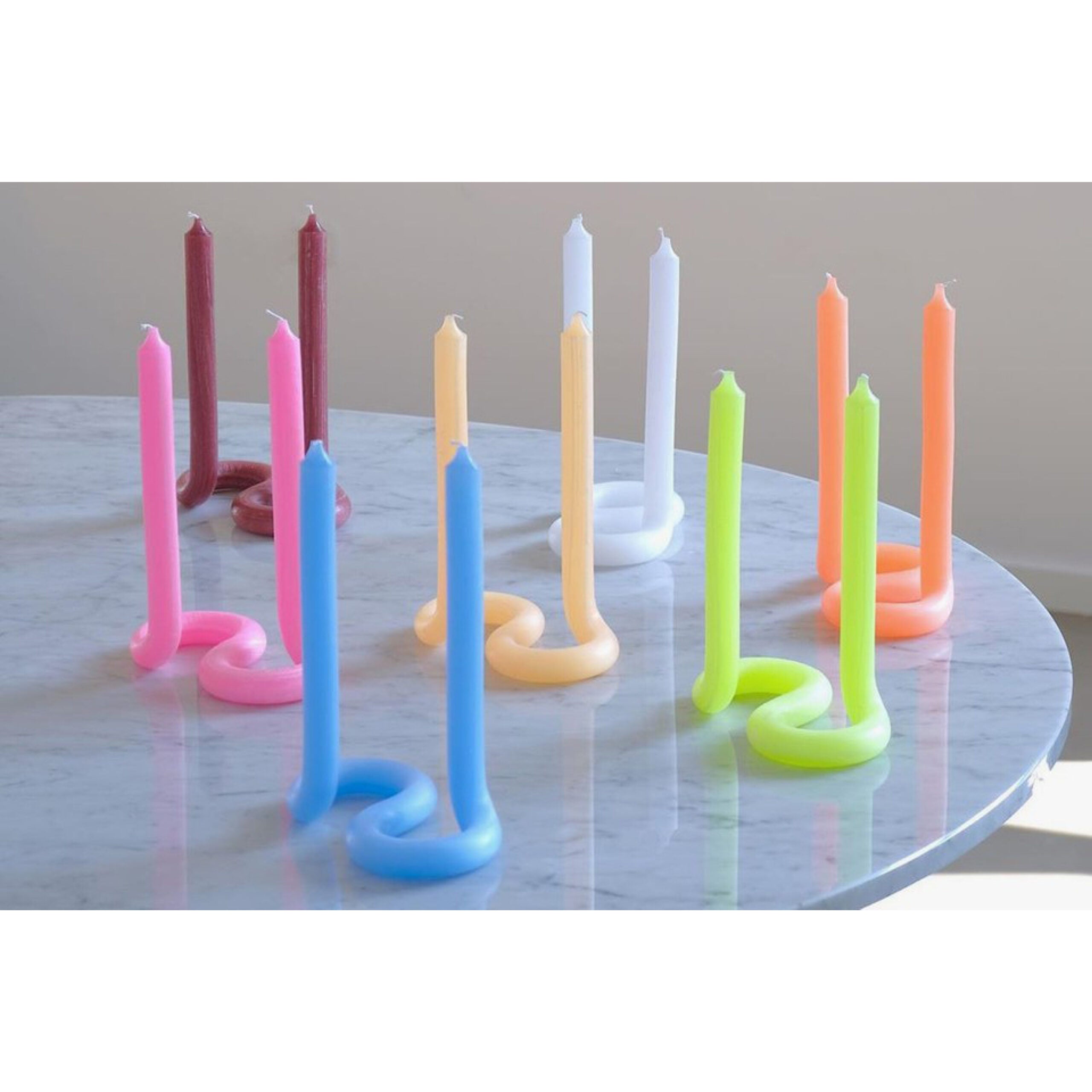 Lex Pott Twist Kaars | Lavendel Paars