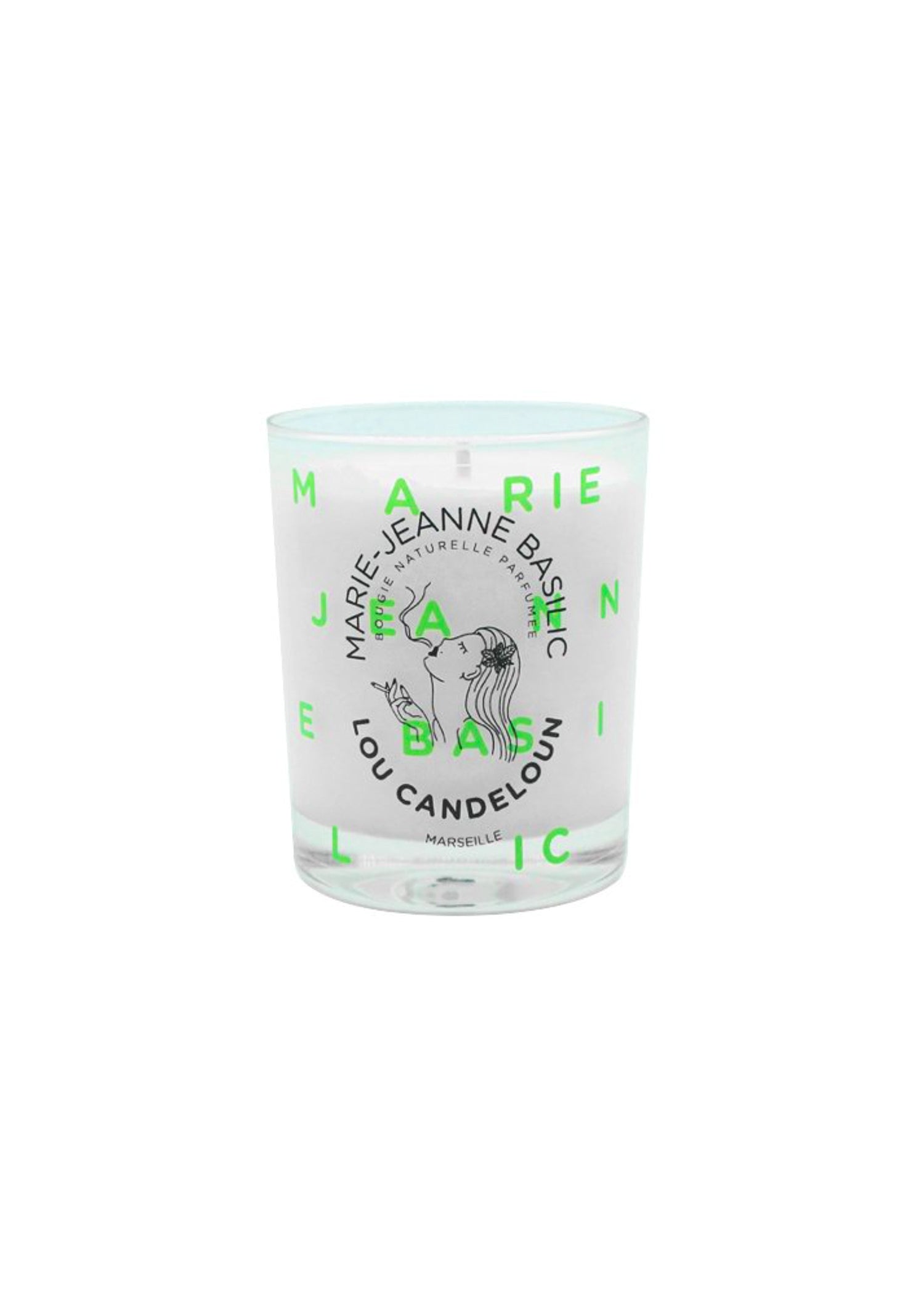 Natuurlijke Geurkaars Basilicum van Lou Candeloun