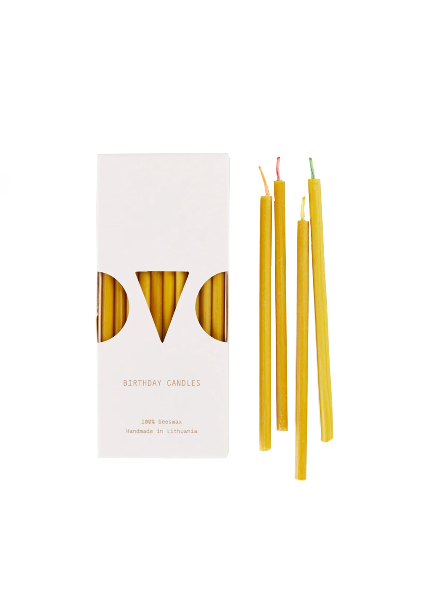 Birthday Slim Candles | Mini Verjaardagskaarsen van bijenwas