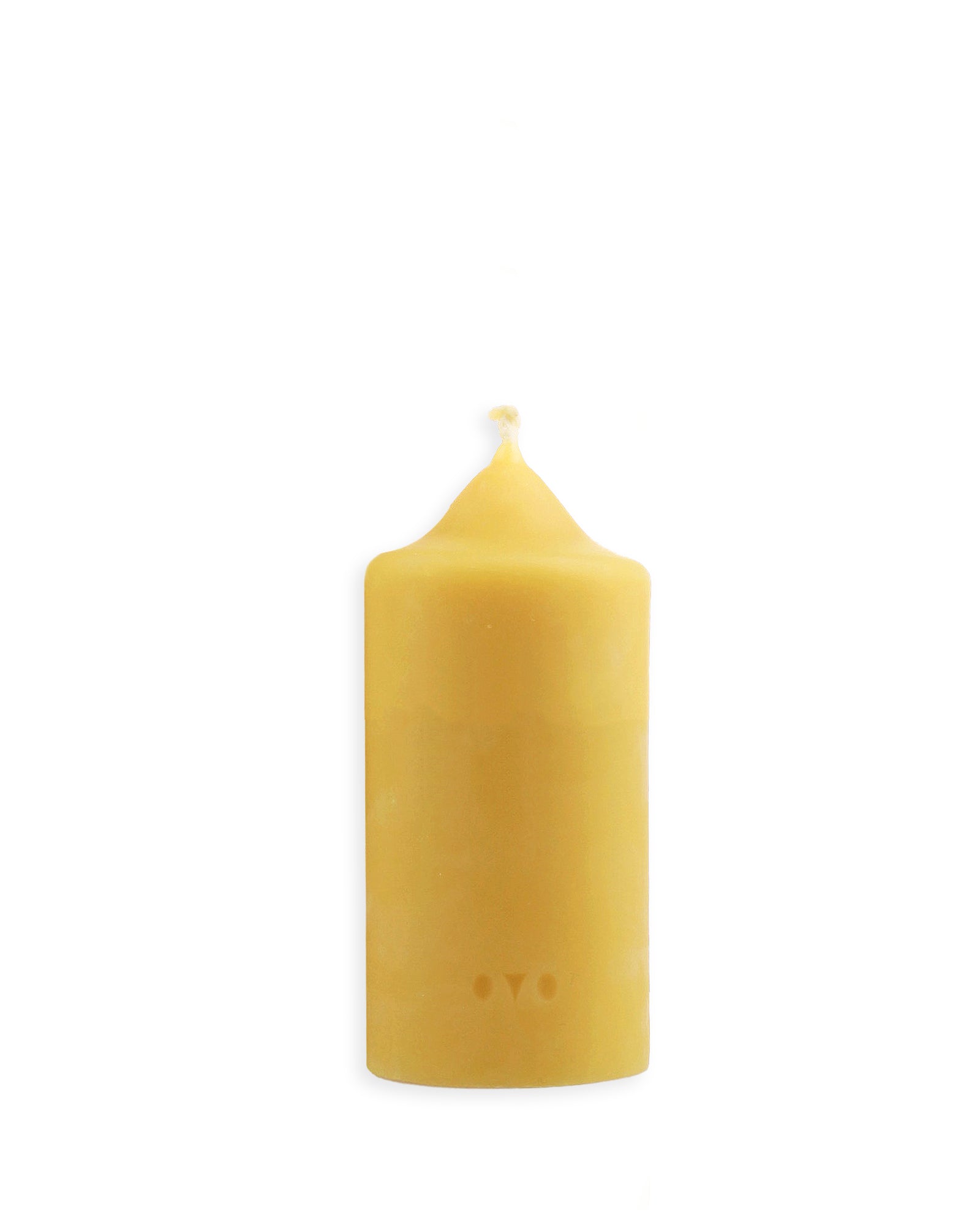 Small Beeswax Candle | kleine pilaar kaars van bijenwas