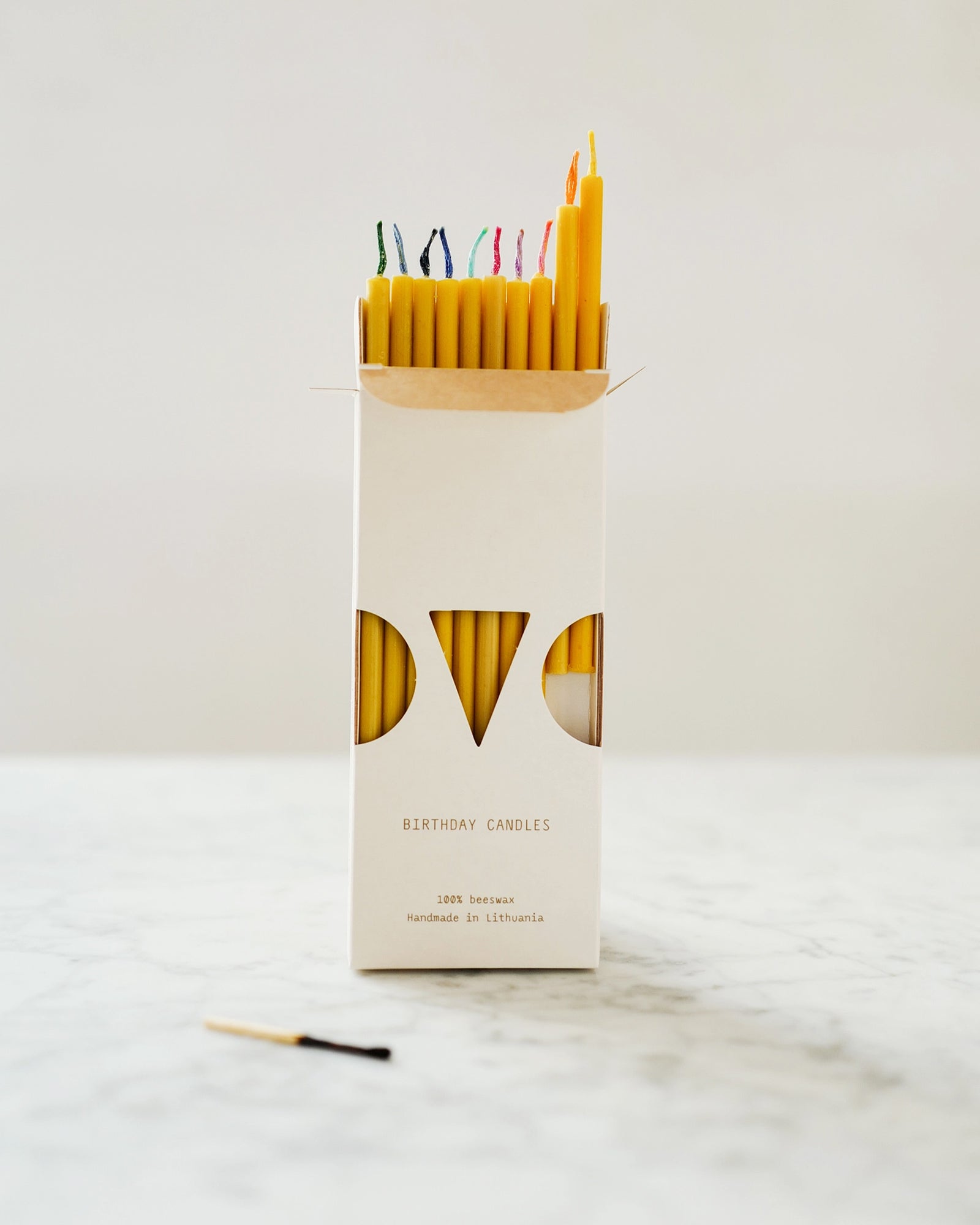 Birthday Slim Candles | Mini Verjaardagskaarsen van bijenwas