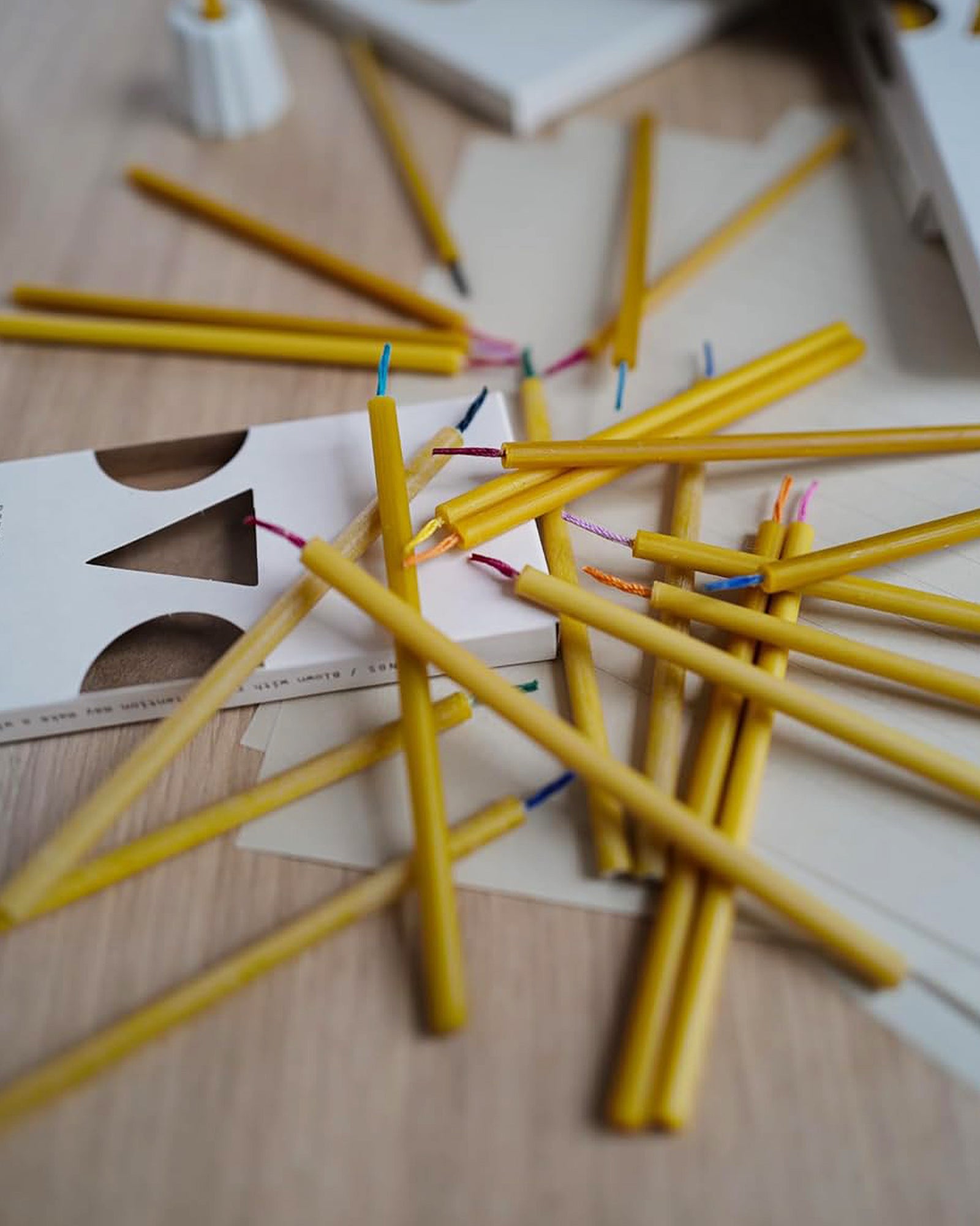 Birthday Slim Candles | Mini Verjaardagskaarsen van bijenwas