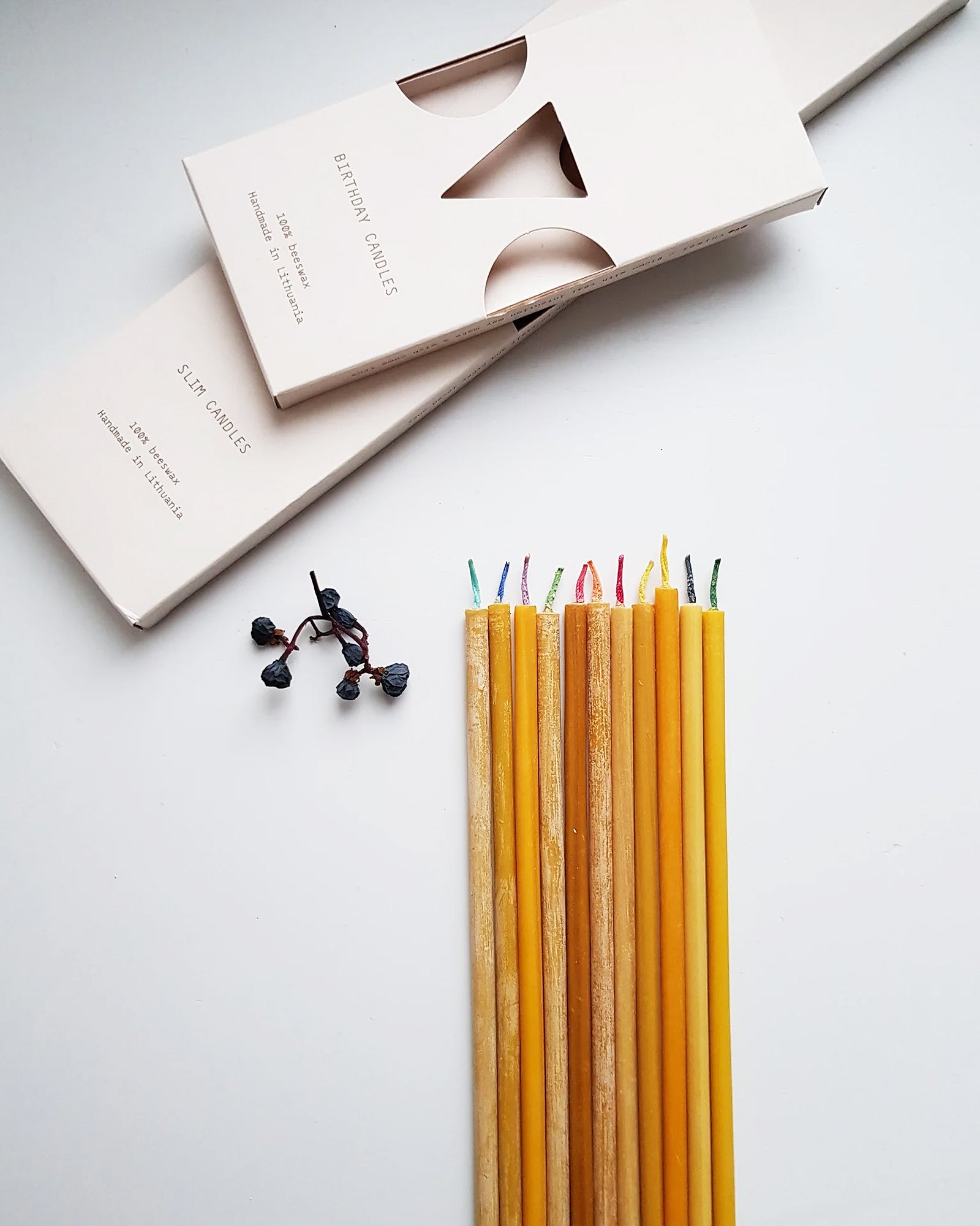 Slim Candles van bijenwas