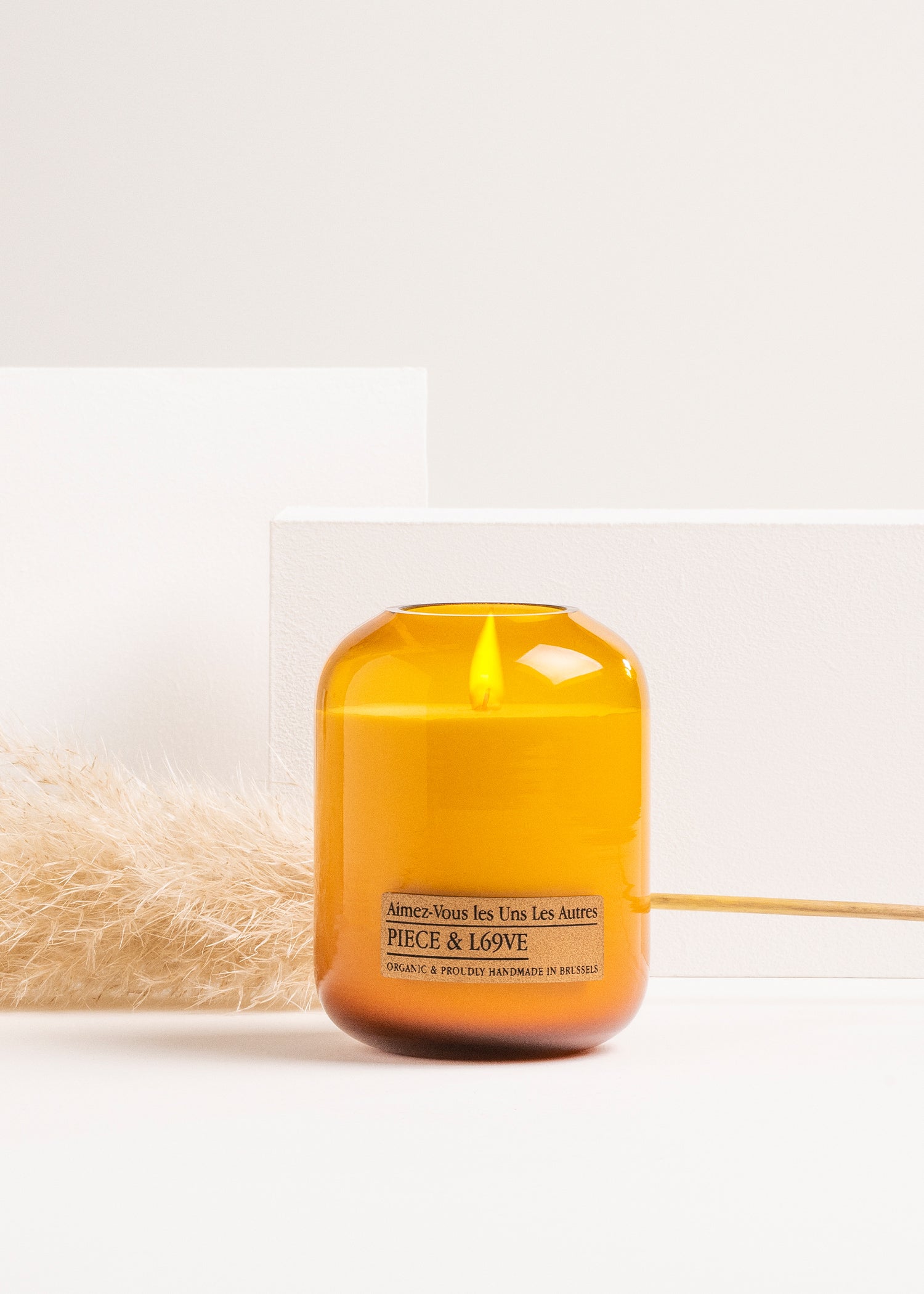 Natuurlijke geurkaars Piece & Love | Amber