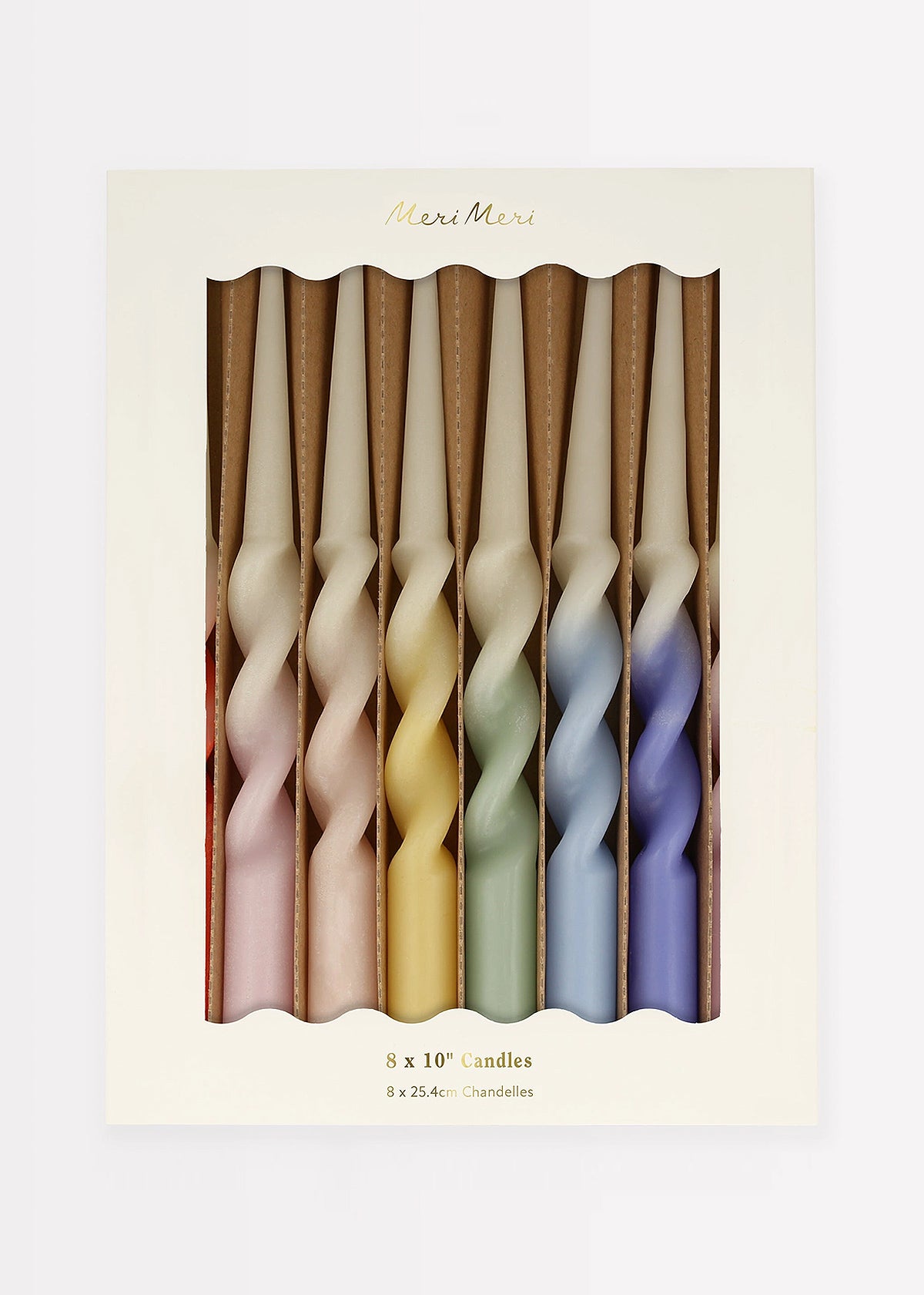 Rainbow Twist Kaarsen Set