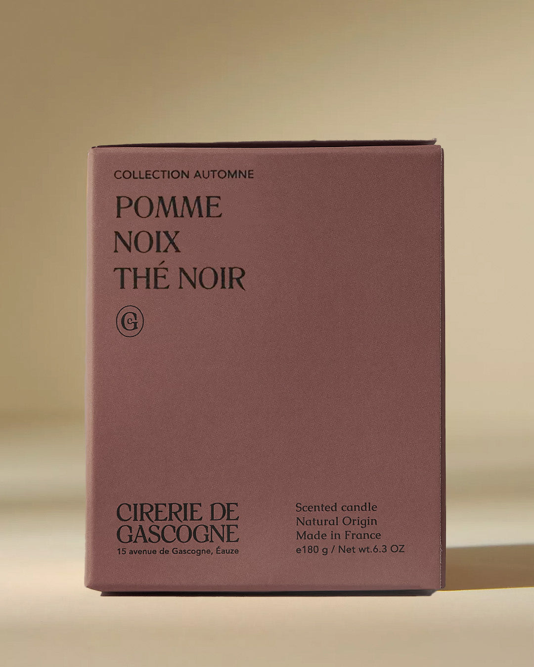 Natuurlijke Geurkaars Appel. Noot & Zwarte Thee