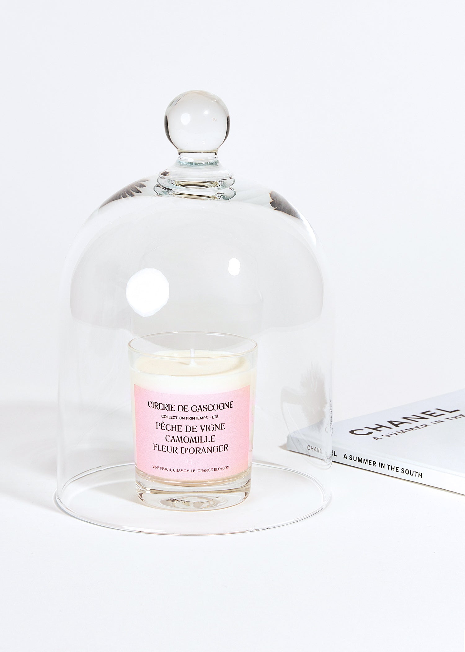 Natuurlijke Geurkaars Perzik, Kamille & Oranje Bloesem