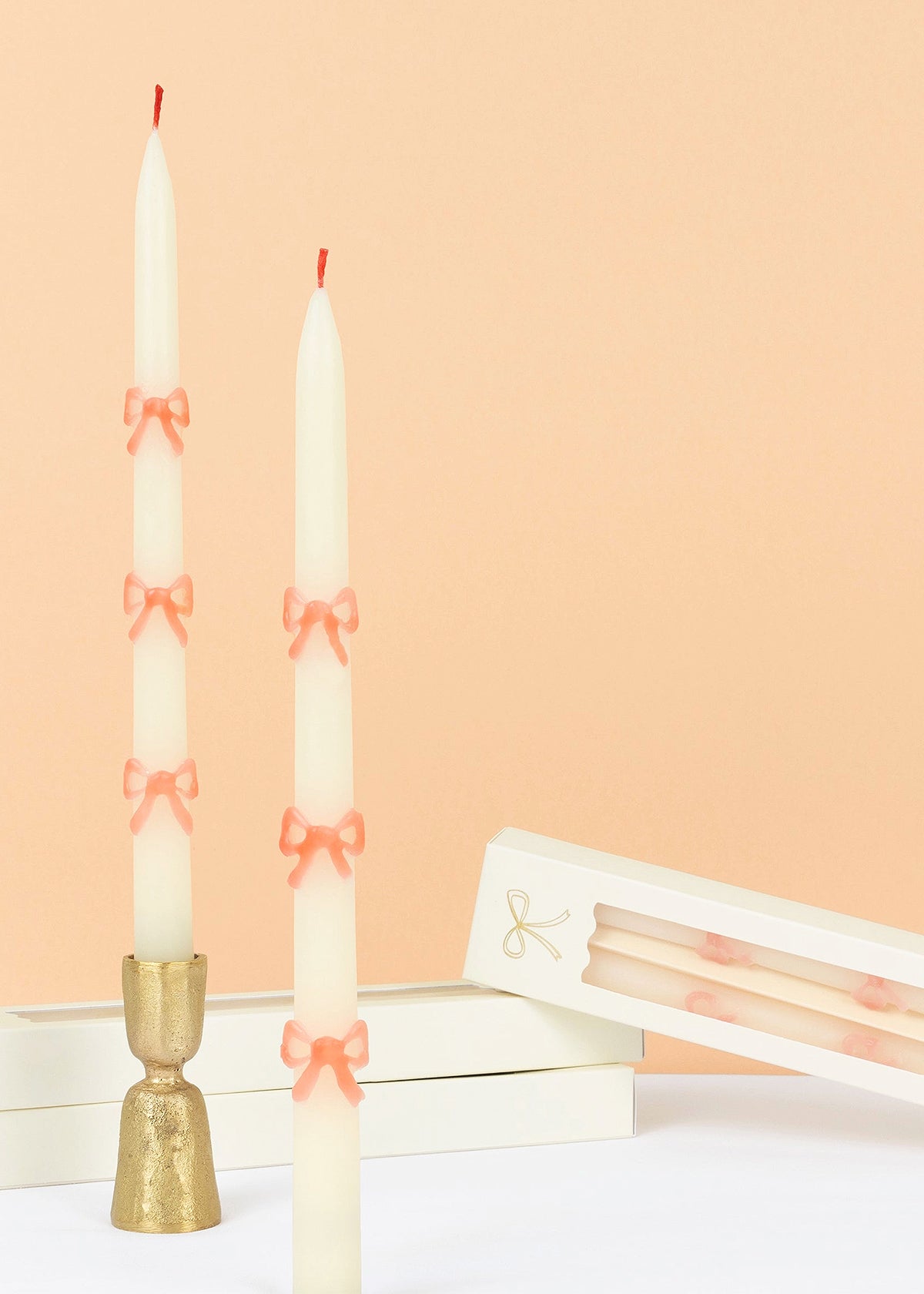 Strik Kaarsen Set | Bow Candles