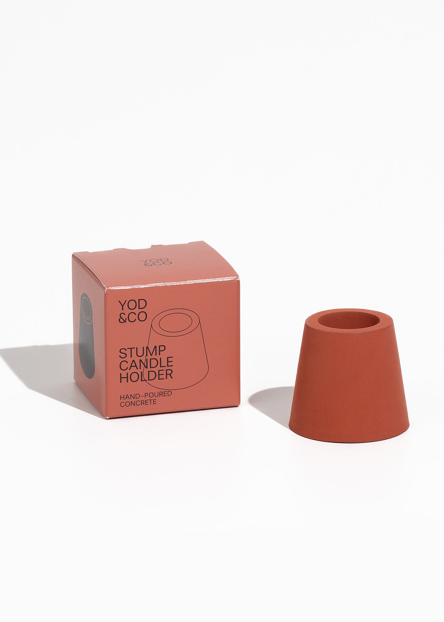 Stump Candle Holder Kandelaar | Roest