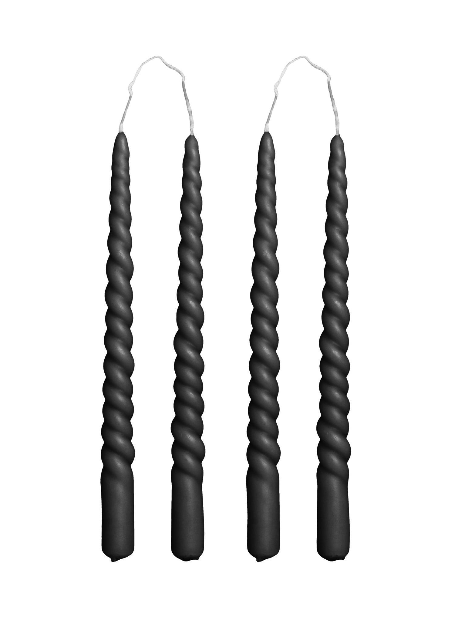 Twist kaarsen | Noir Zwart