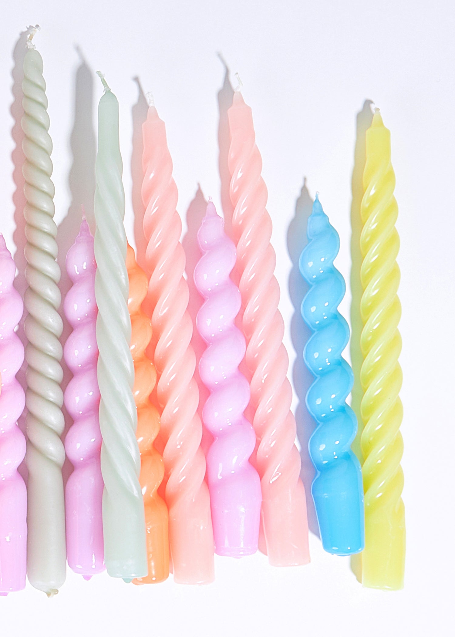 Spiraal Kaars | Lemon Geel