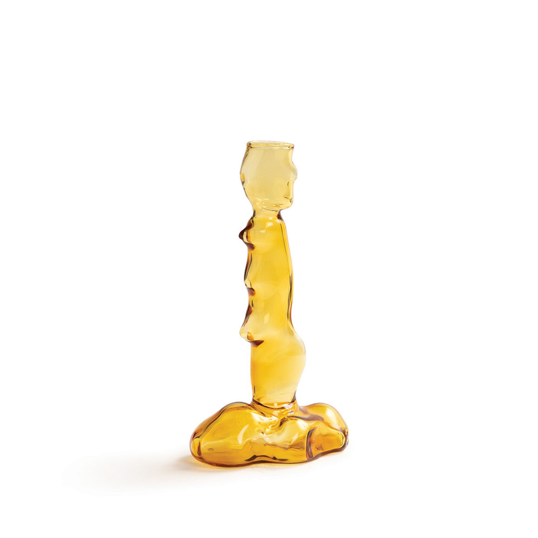 Glazen Kandelaar Clay van &Klevering | Yellow