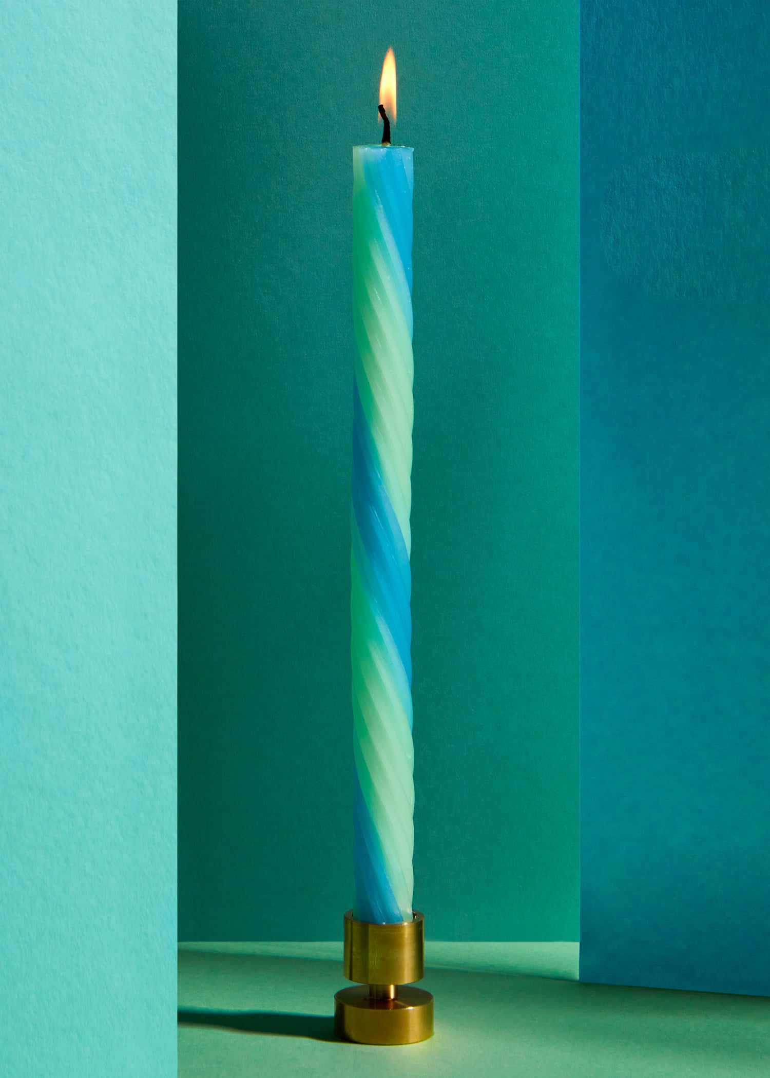 Rope Candles | Mint Blauw