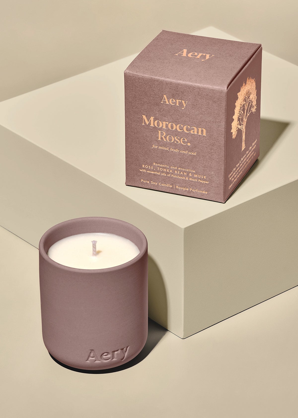 Aery Mini Geurkaars Moroccan Rose