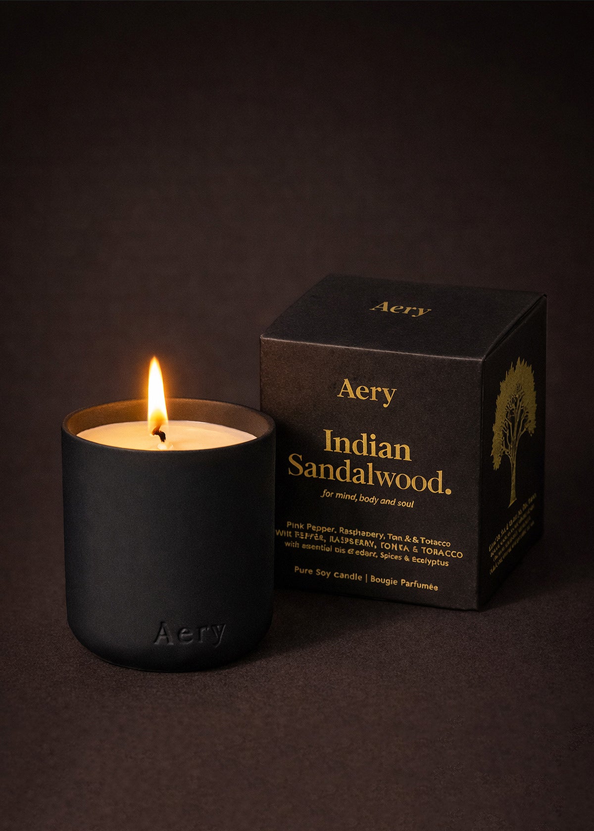 Aery Mini Geurkaars Indian Sandalwood