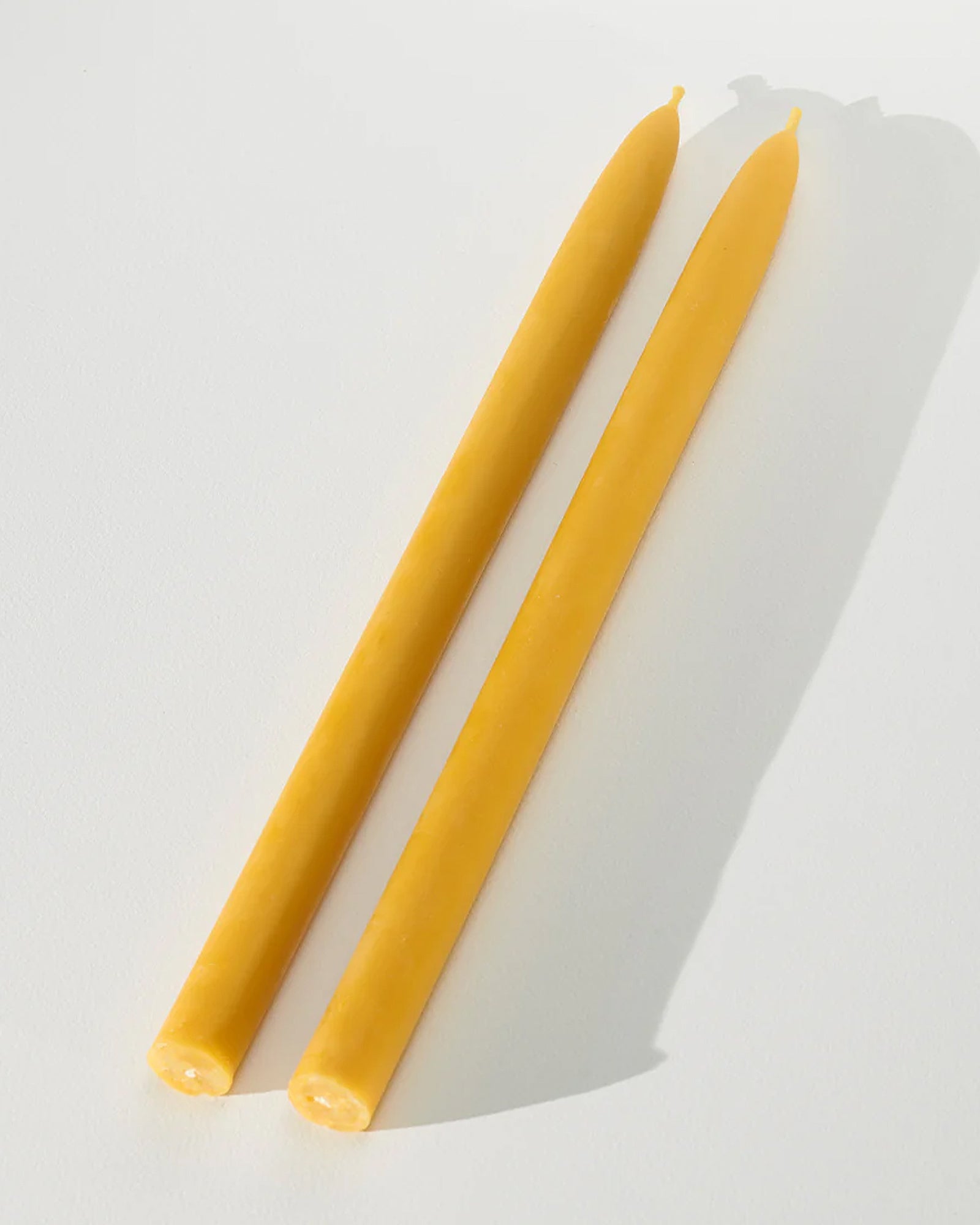 Taper Bijenwas Dinerkaarsen, Set van 2