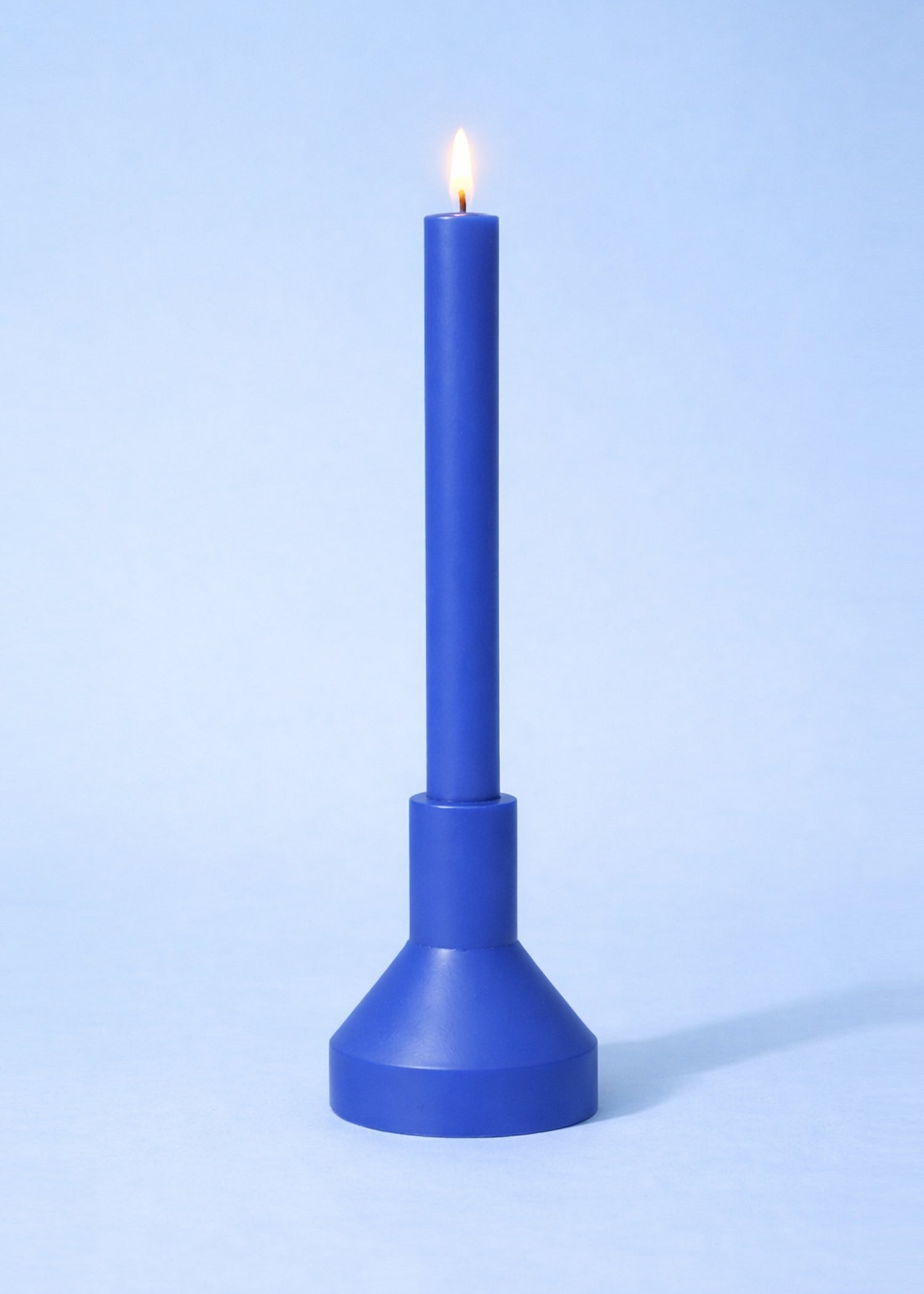 Design Kaars & Houder | Helder Blauw