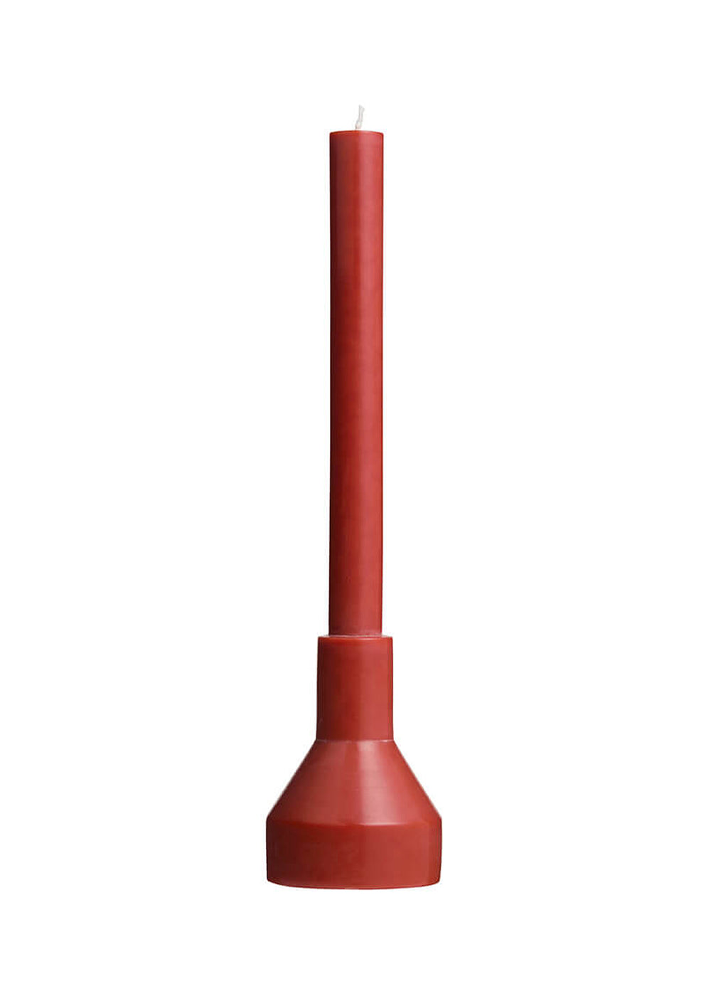 Design Kaars & Houder | Warm Rood | Kaars Online
