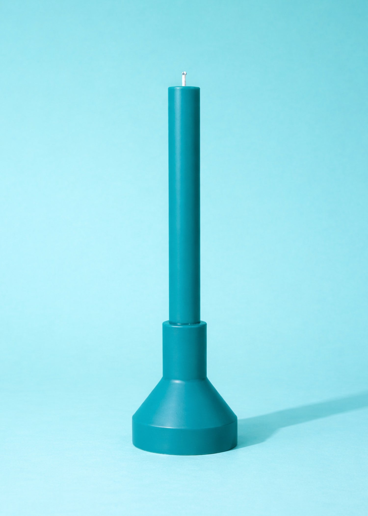 Design Kaars & Houder | Turquoise