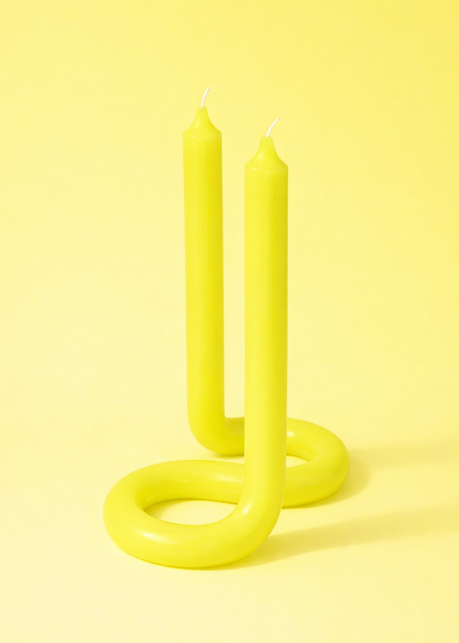 Lex Pott Twist Kaars | Geel