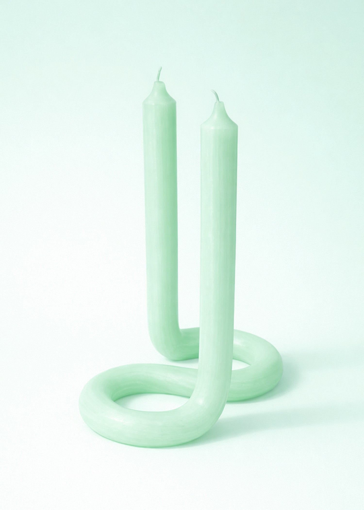 Lex Pott Twist Kaars | Mint Groen