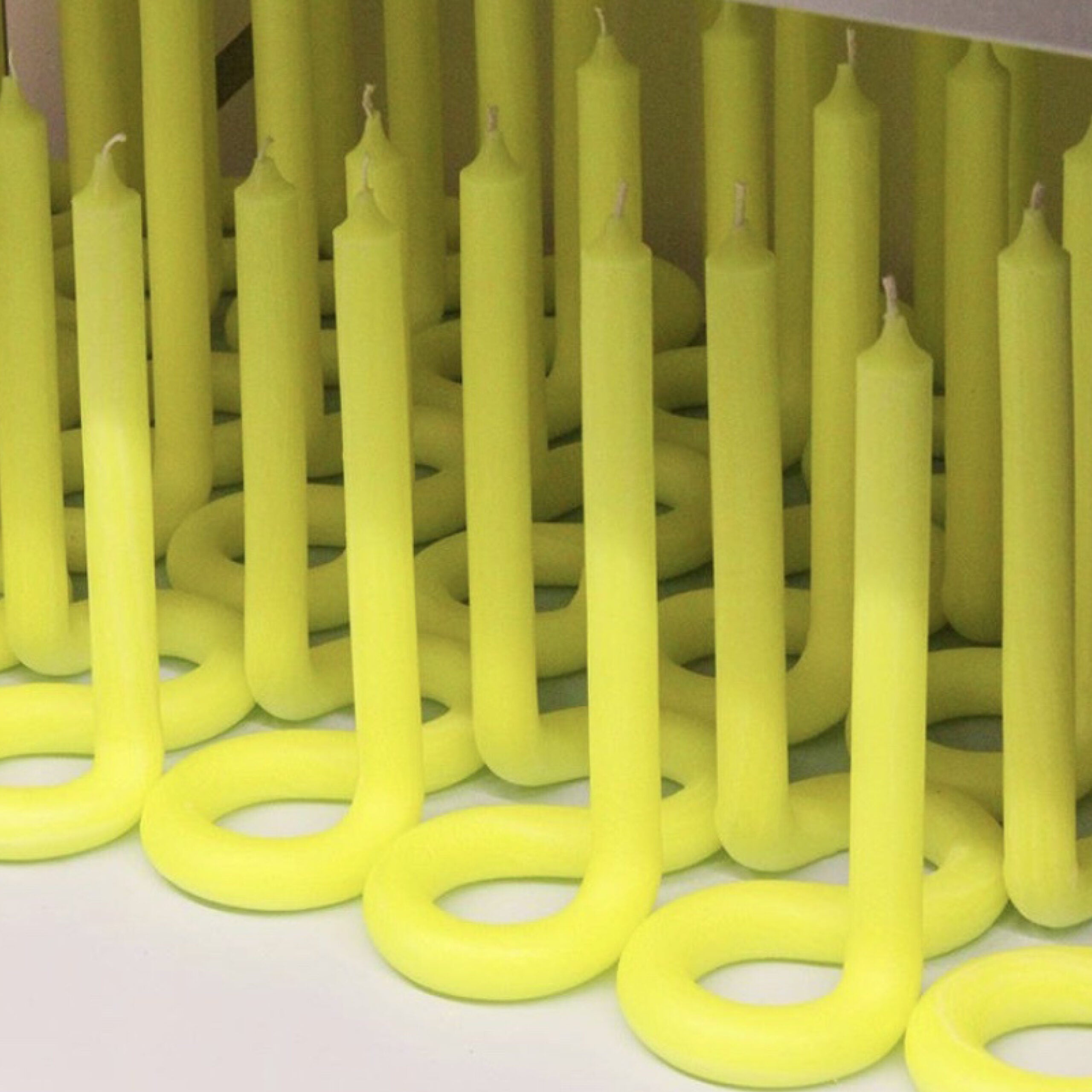 Lex Pott Twist Kaars | Geel