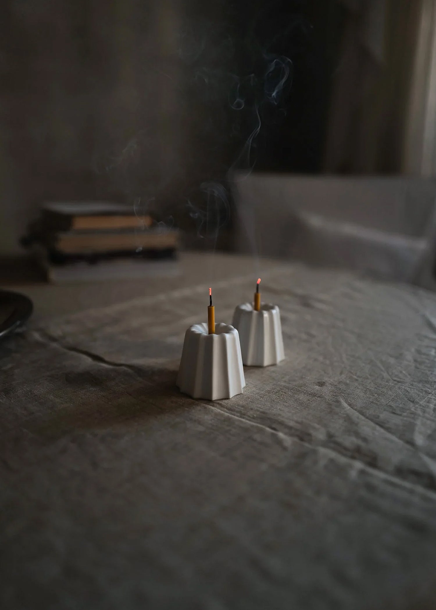 Porseleinen "Canelé" Mini kaarsen houder