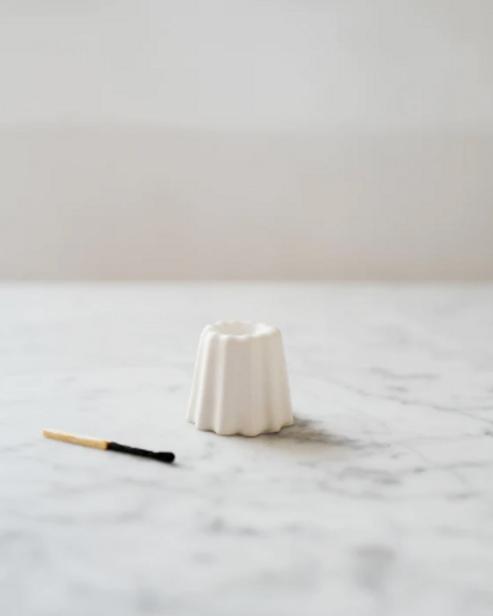 Mini Porseleinen "Canelé" kaarsen houder