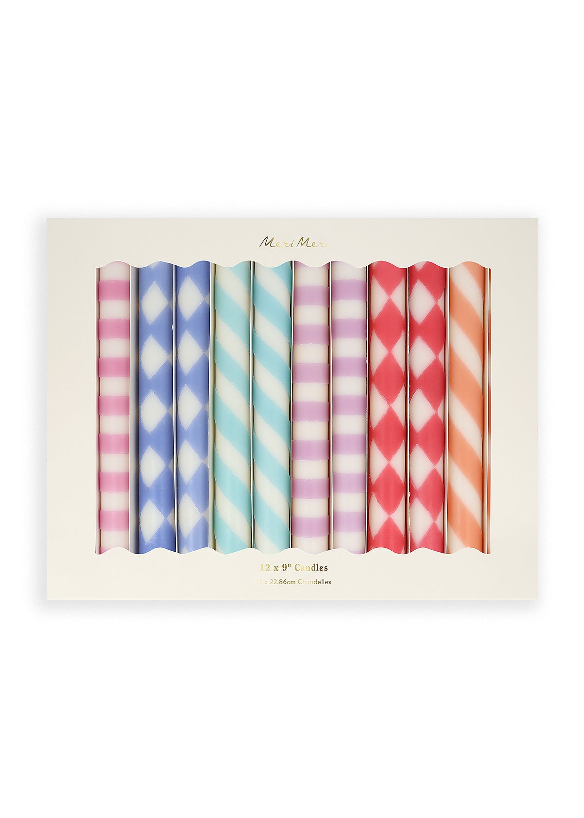 Geometrische Patroon Kaarsen Set | Pattern Candles Set Circus