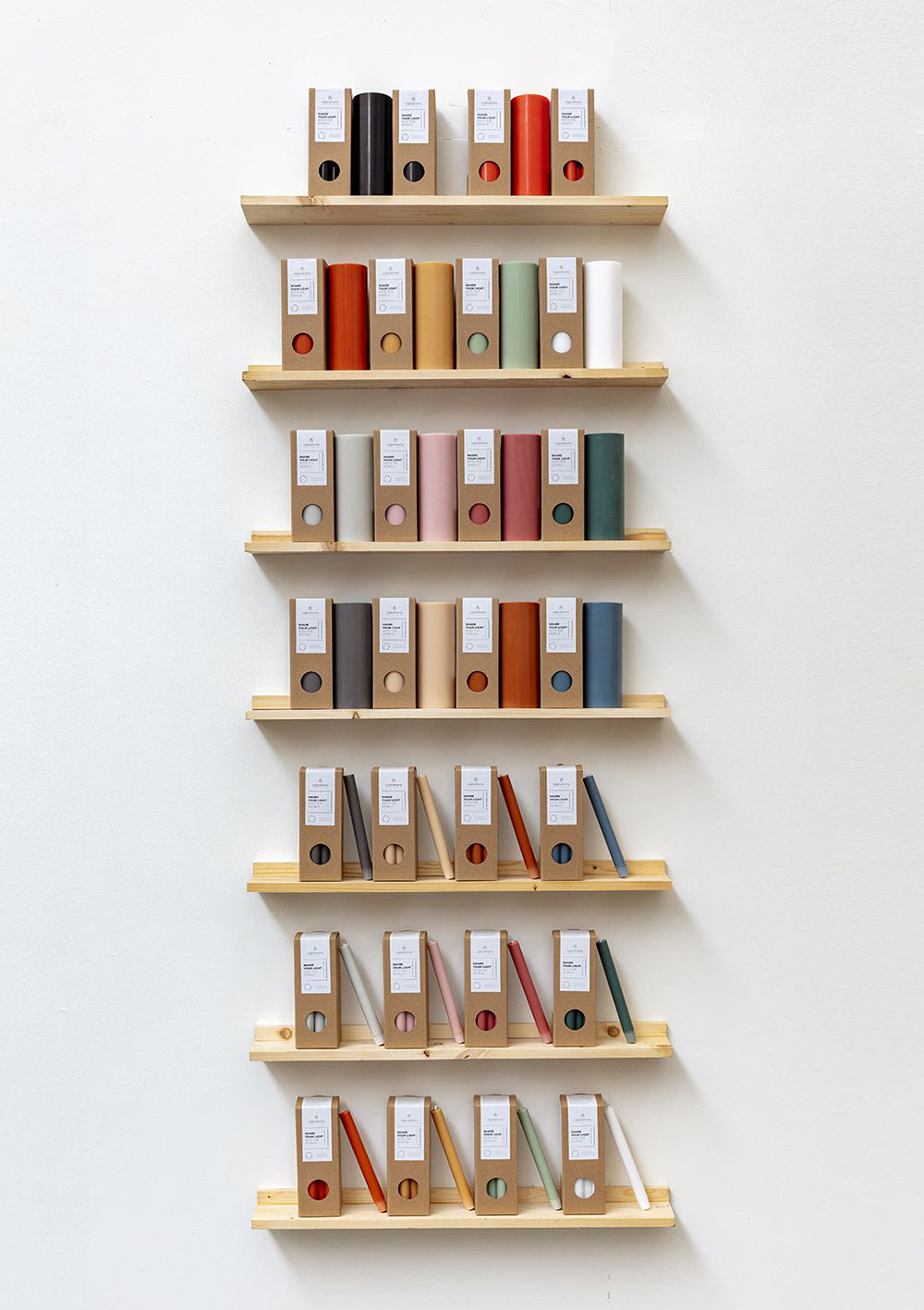 Fair Trade Dinerkaarsen | Sky Blue